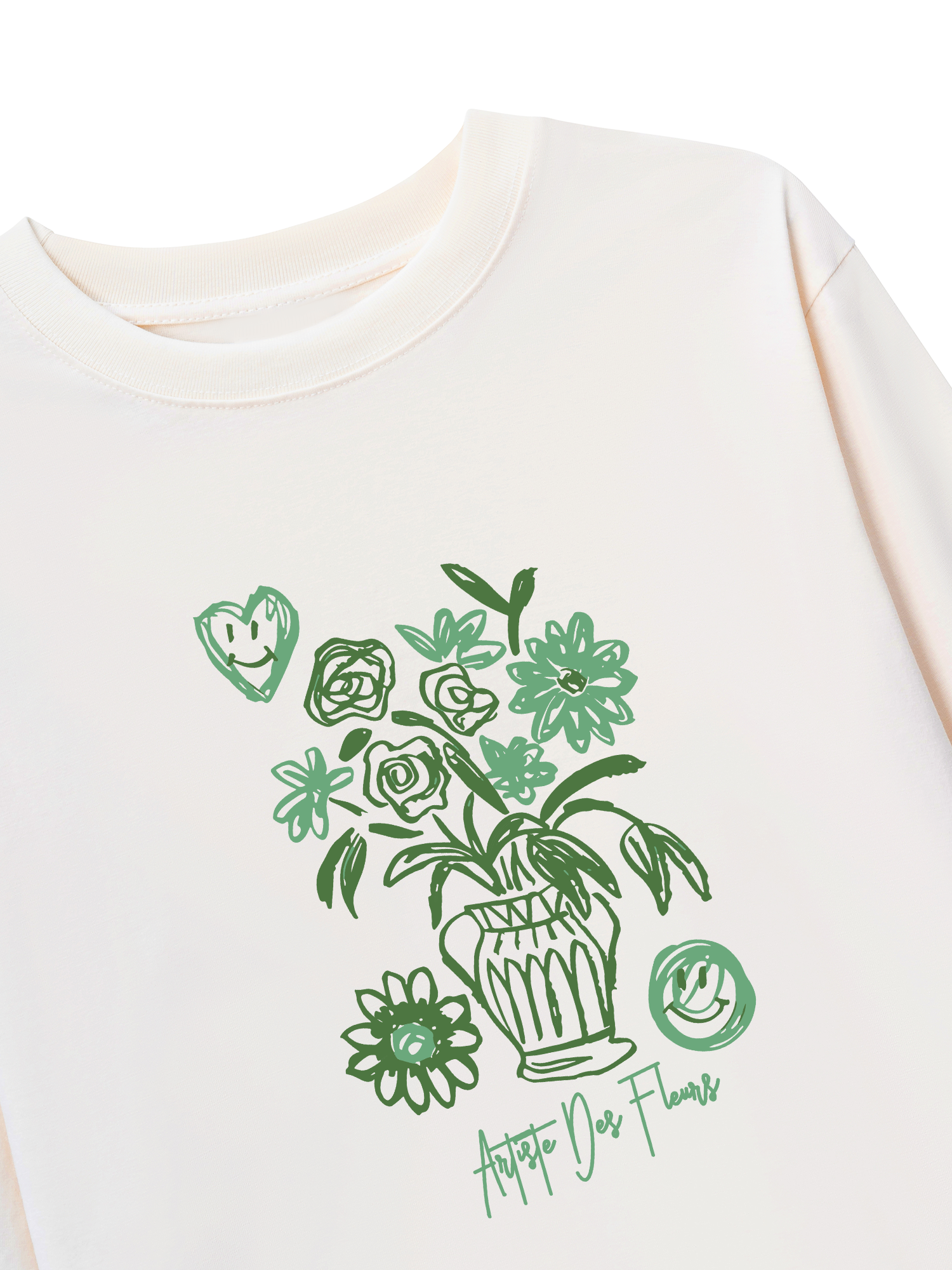 Áo Thun Dài Tay Floral Artiste Des Fleurs