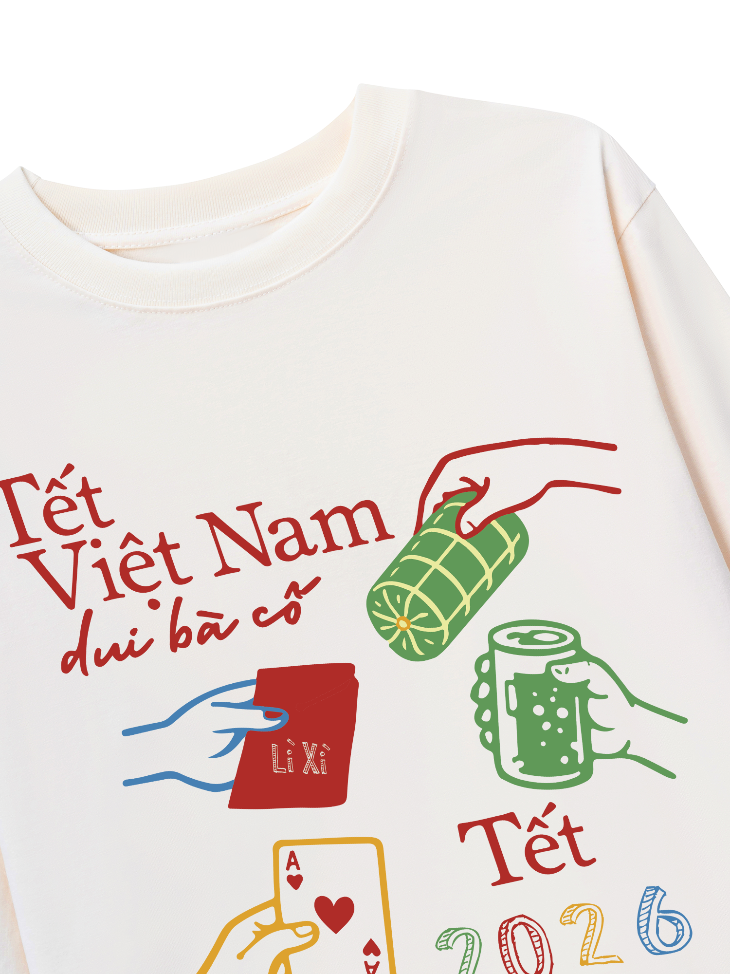 Áo Thun Dài Tay Tết Việt Nam Dui Bà Cố