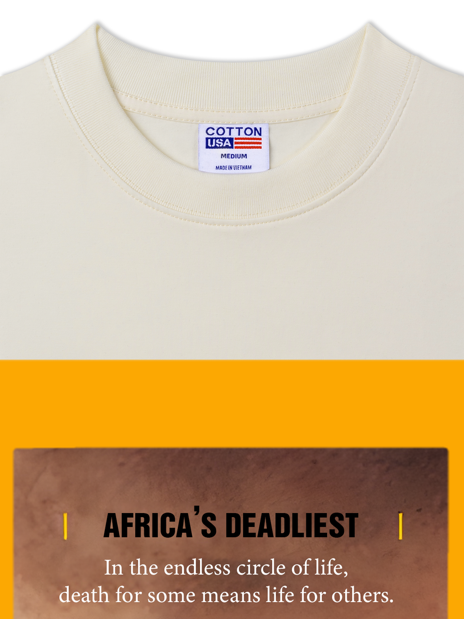 Áo Thun Relaxed Fit Wild Life Africa's Deadliest