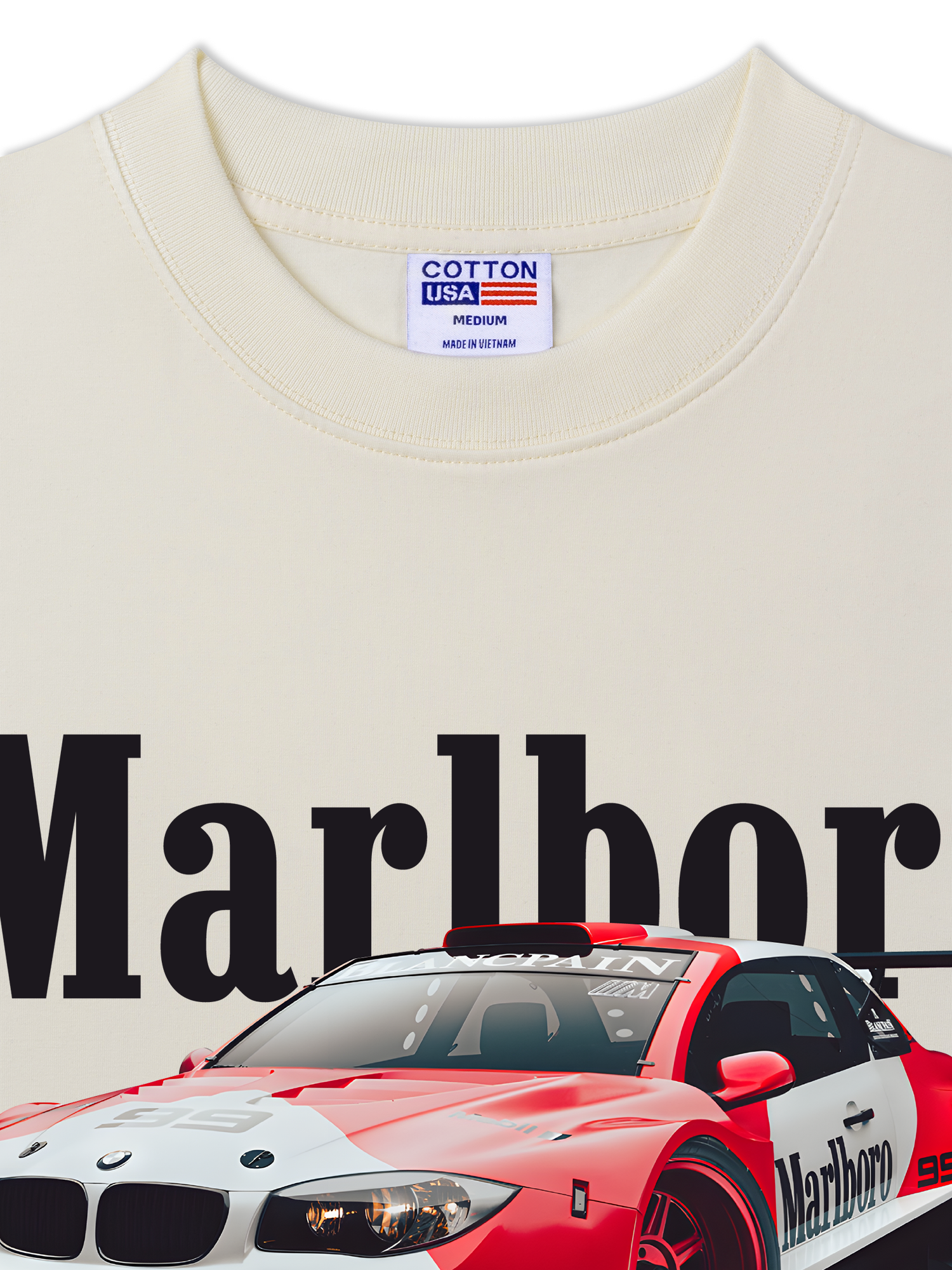 Áo Thun Relaxed Fit Marlboro BMW M1 Race Car