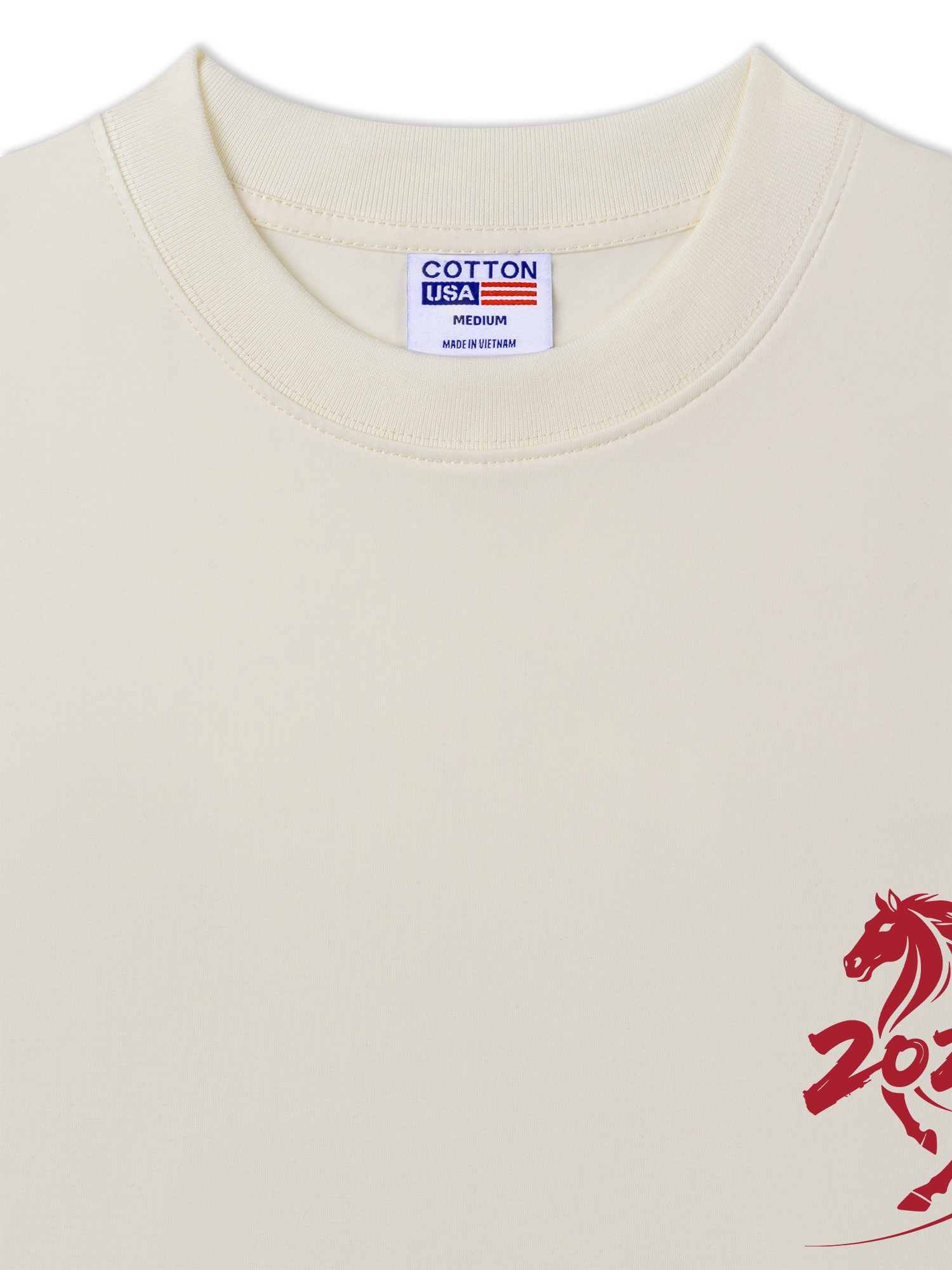 Áo Thun Relaxed Fit Năm Mới May Mắn