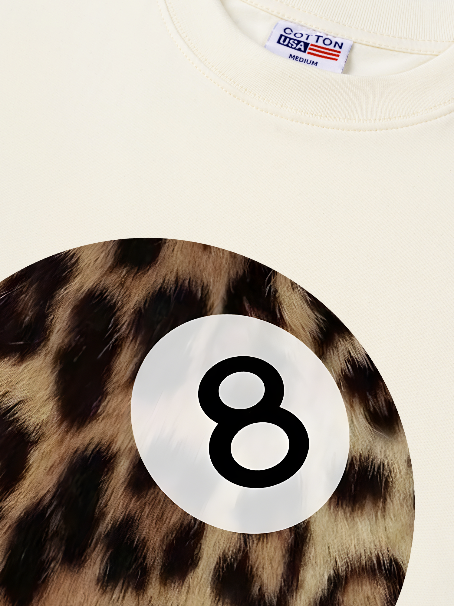 Áo Thun Relaxed Fit Billiards Leopard Eight