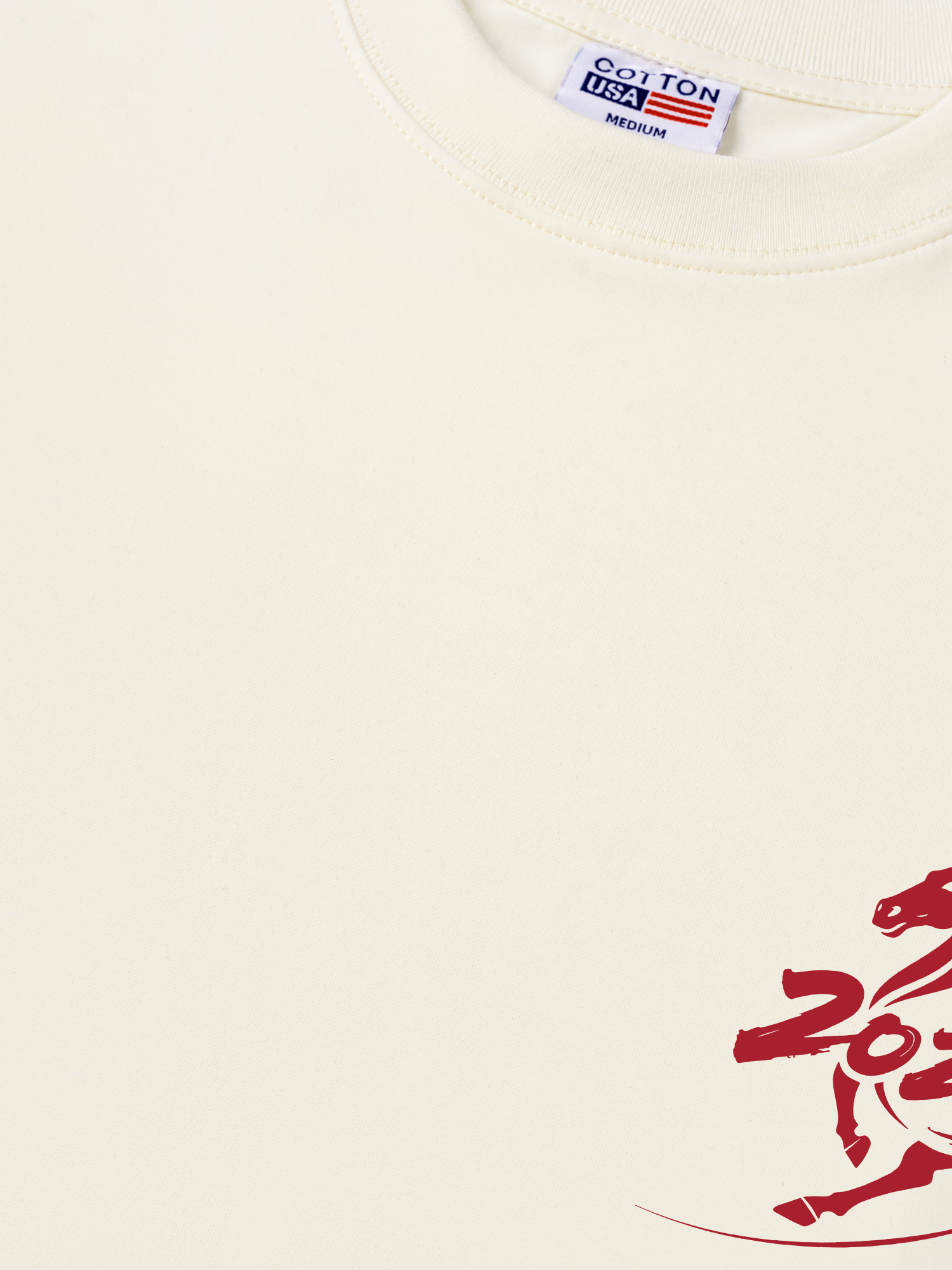 Áo Thun Relaxed Fit Năm Mới May Mắn