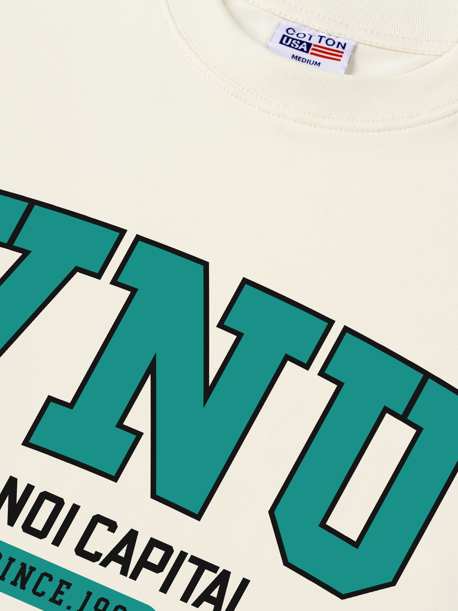 Áo Thun Relaxed Fit VNU University