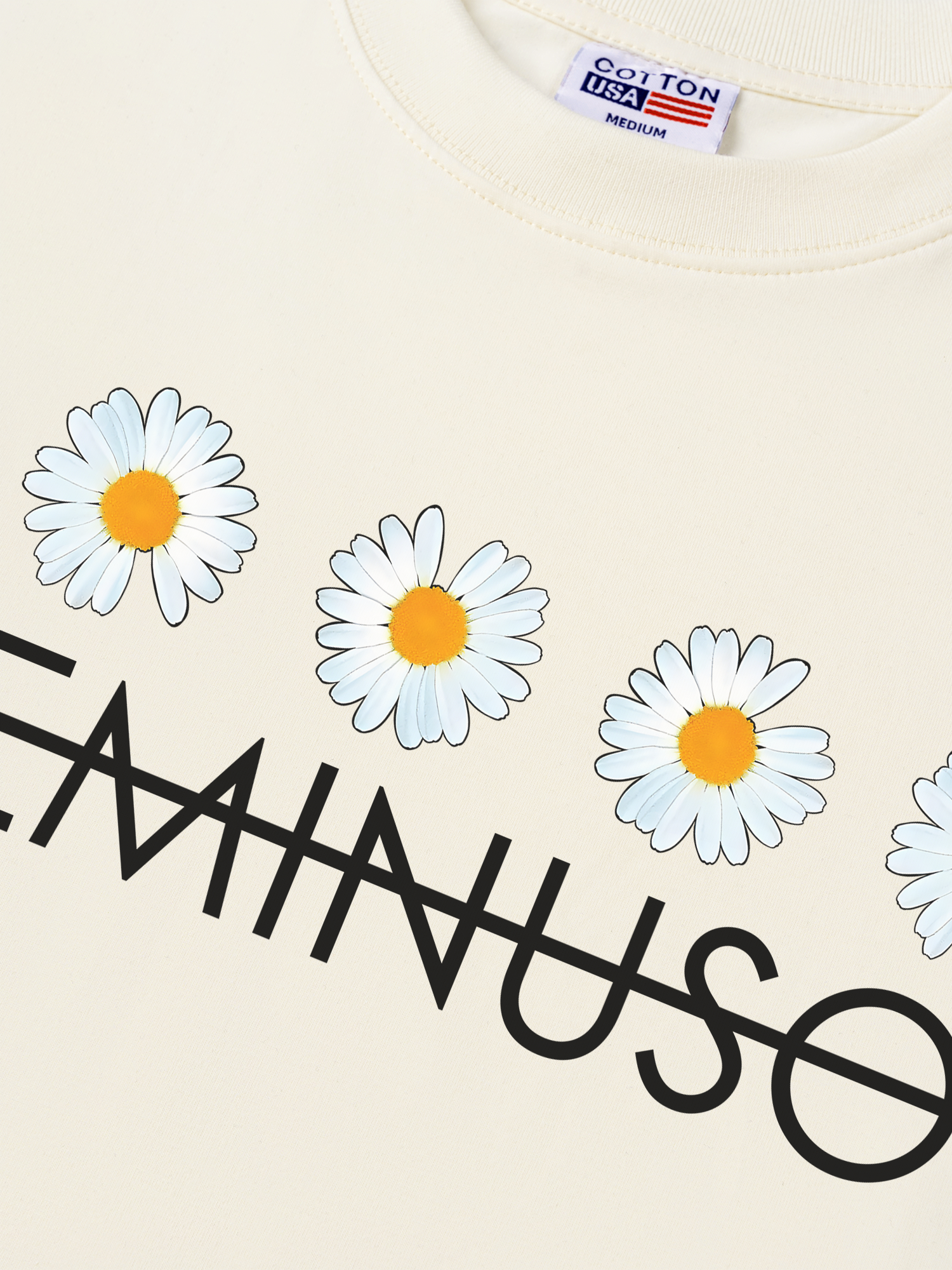 Áo Thun Relaxed Fit Floral Daisy Line