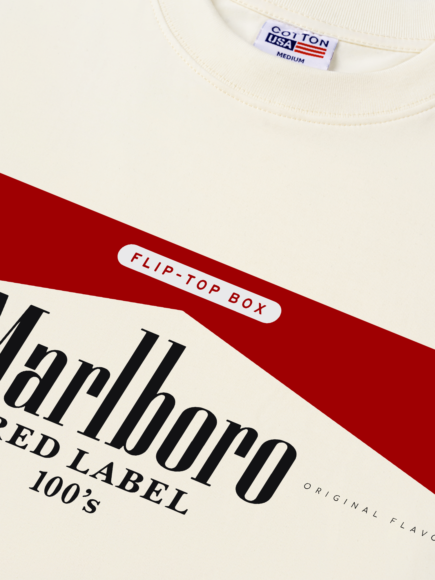 Áo Thun Relaxed Fit Marlboro Flip Top Box