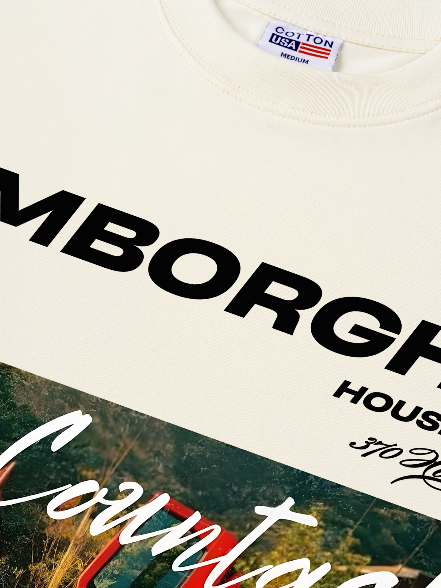 Áo Thun Relaxed Fit Lamborghini Red Countach