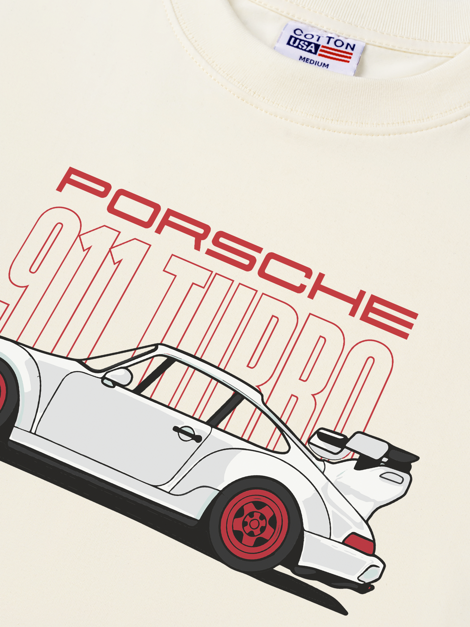 Áo Thun Relaxed Fit Porsche 911 Turbo