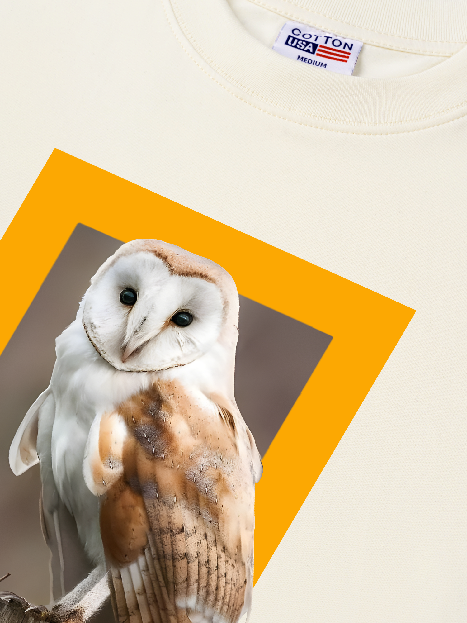 Áo Thun Relaxed Fit Wild Life Symbol Of Wisdow