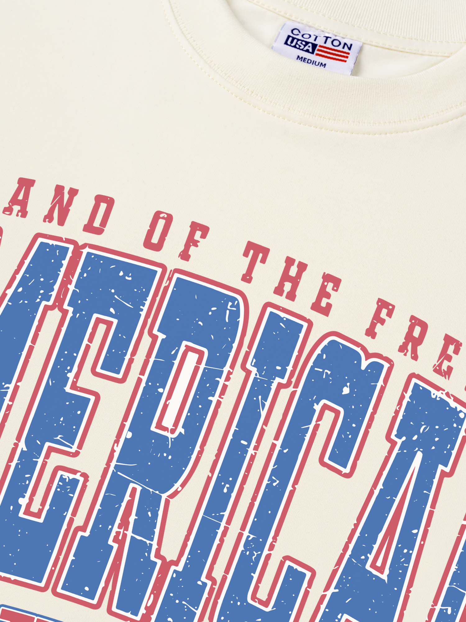 Áo Thun Relaxed Fit USA Land Of The Free