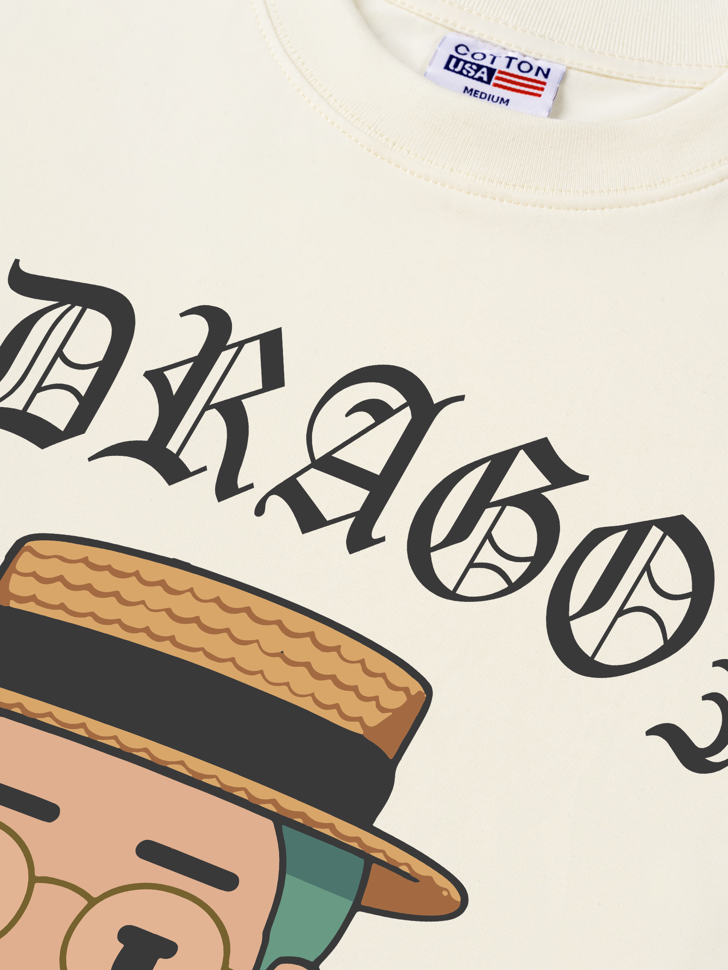 Áo Thun Relaxed Fit Idols Cartoon GD Peace Minusone