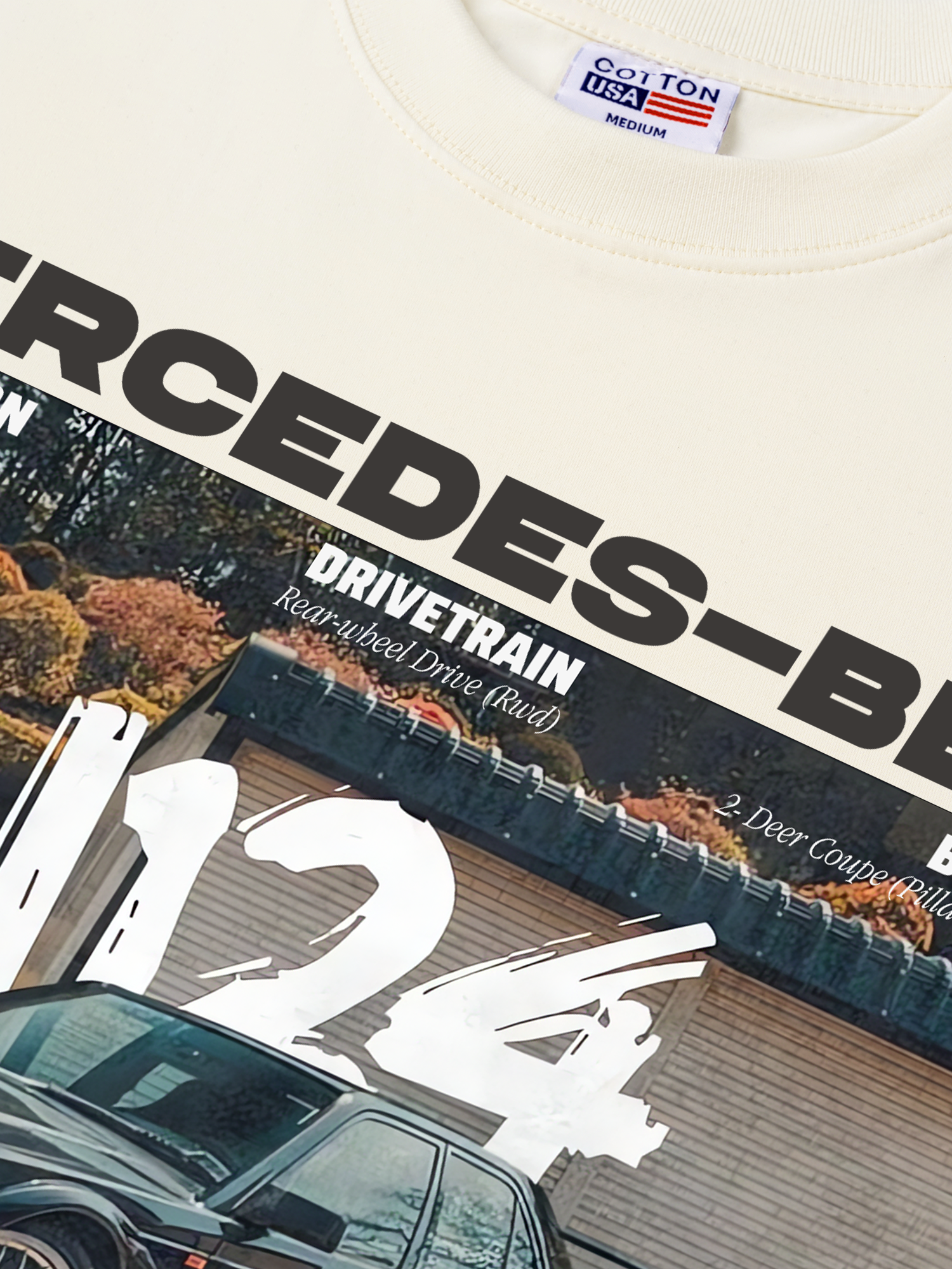 Áo Thun Relaxed Fit Mercedes W124 1993