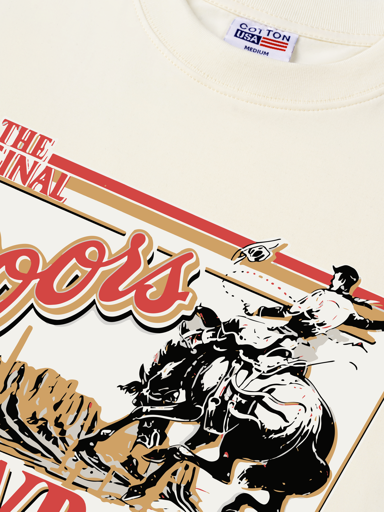 Áo Thun Relaxed Fit Marlboro Original Coors Cowboy