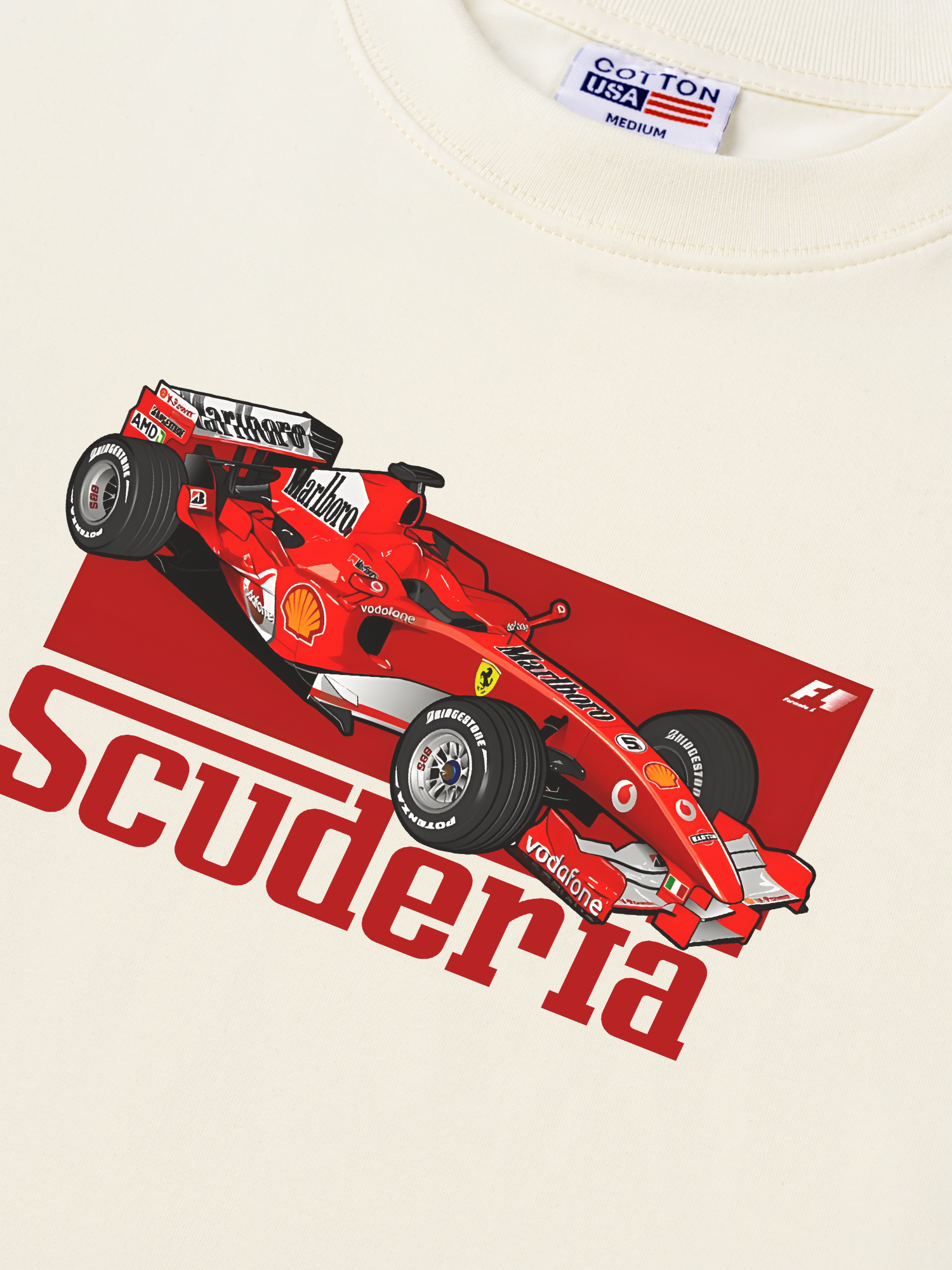 Áo Thun Relaxed Fit Ferrari Scuderia Race