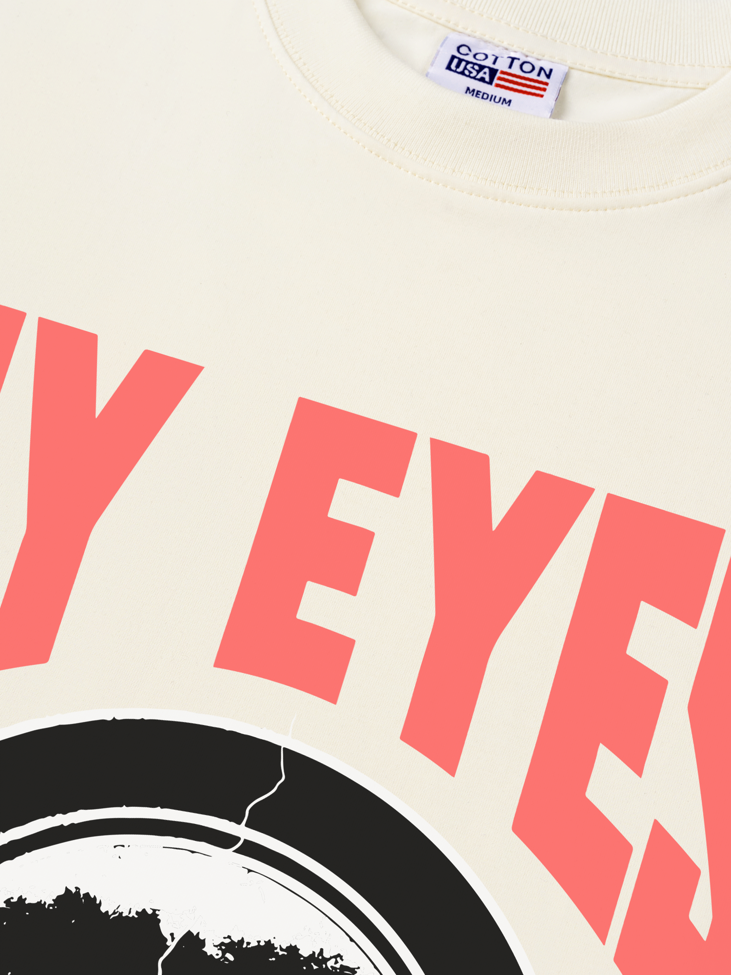 Áo Thun Relaxed Fit Rapper Travis Scott My Eyes