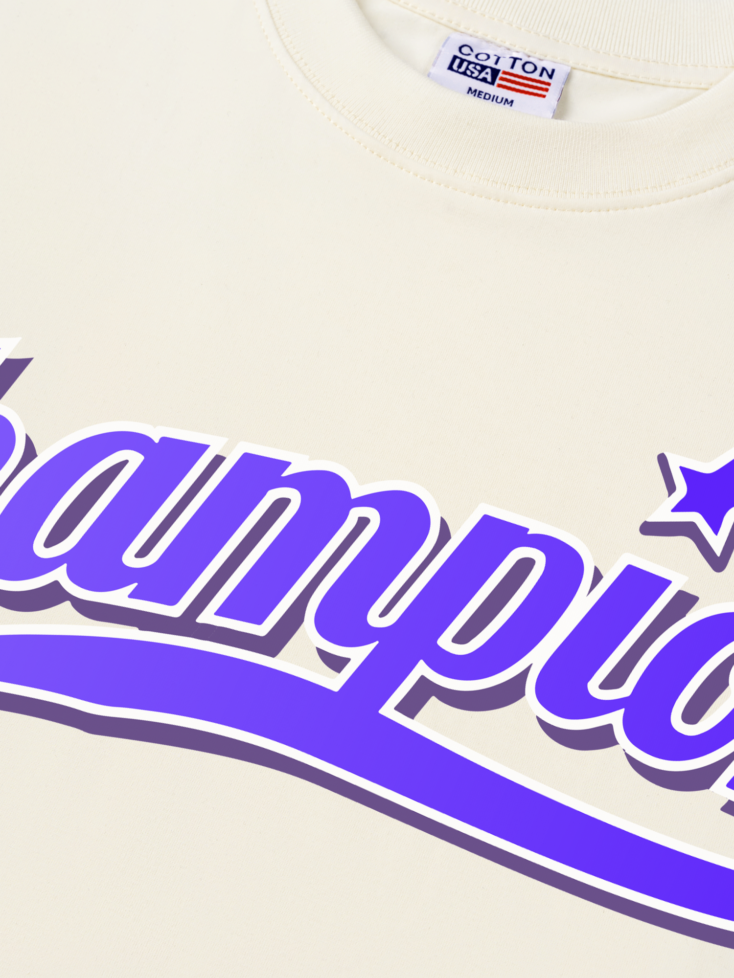 Áo Thun Relaxed Fit Champions Retro Star