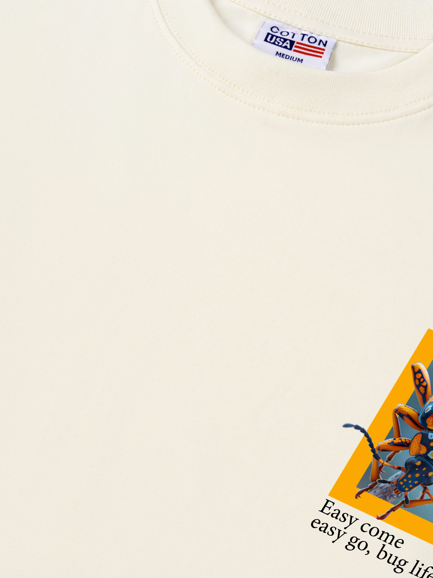 Áo Thun Relaxed Fit Wild Life Easy Come Easy Go