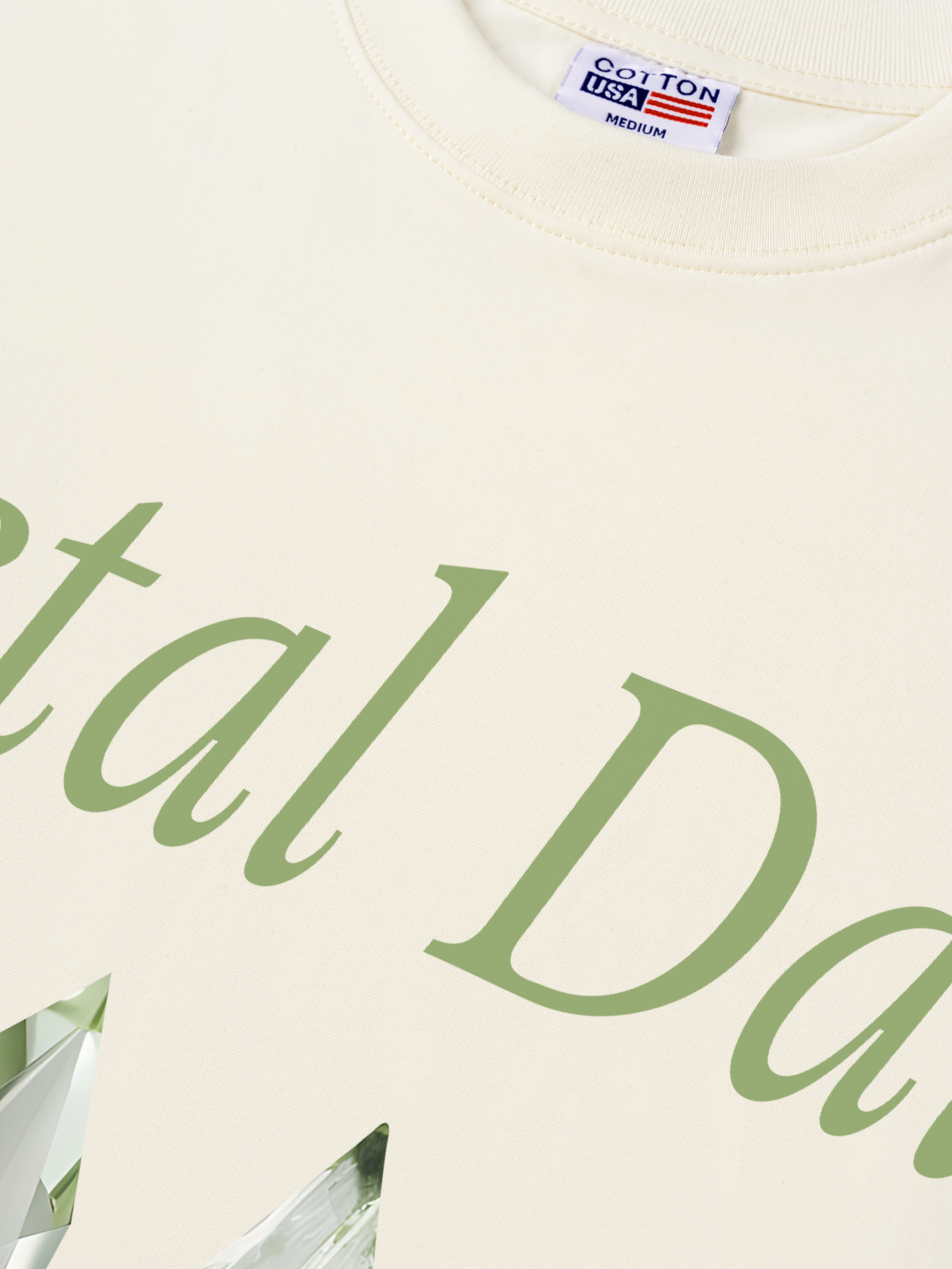 Áo Thun Relaxed Fit Floral Crytsal Daisy