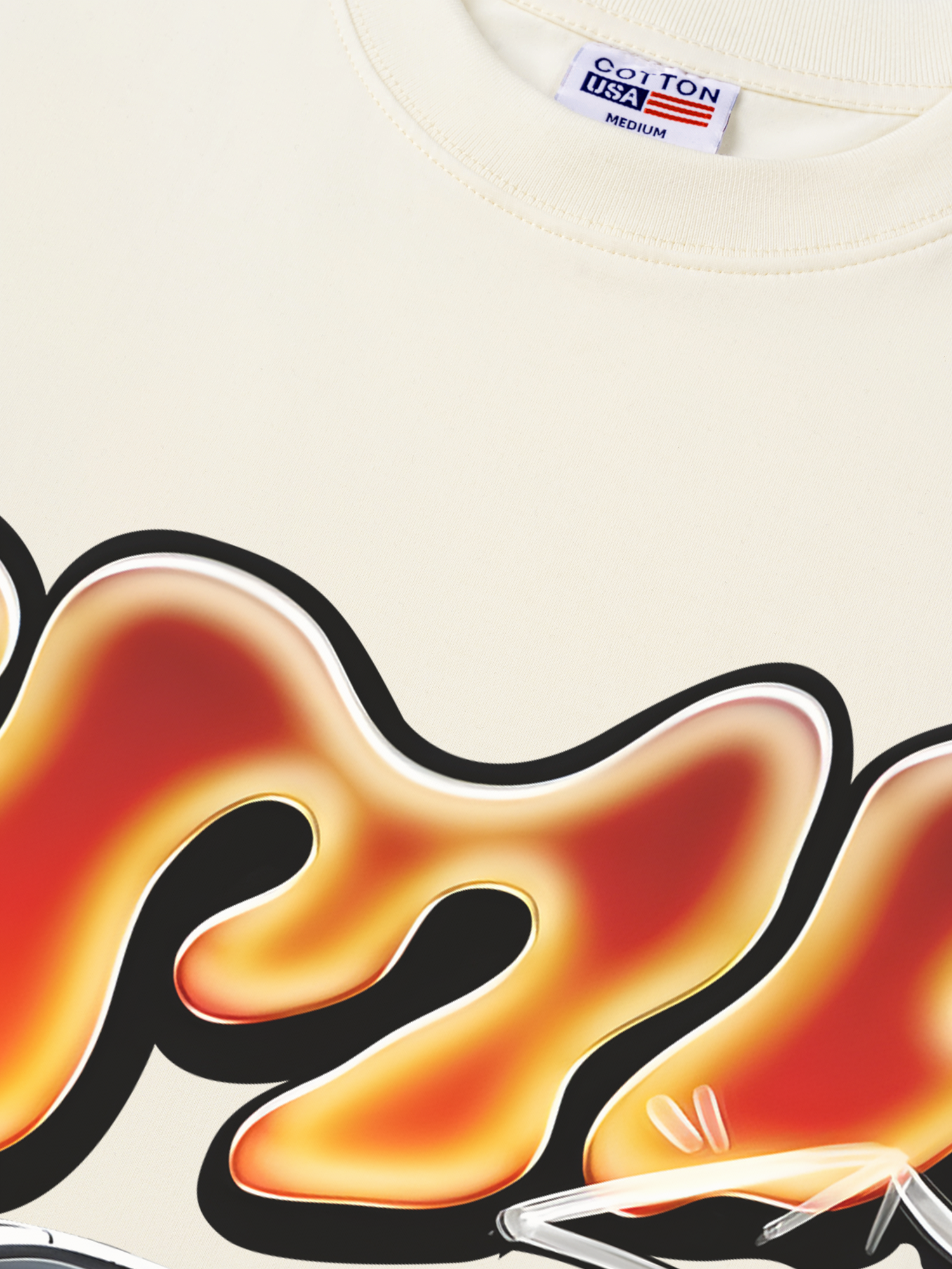 Áo Thun Relaxed Fit BMW Flame Neon