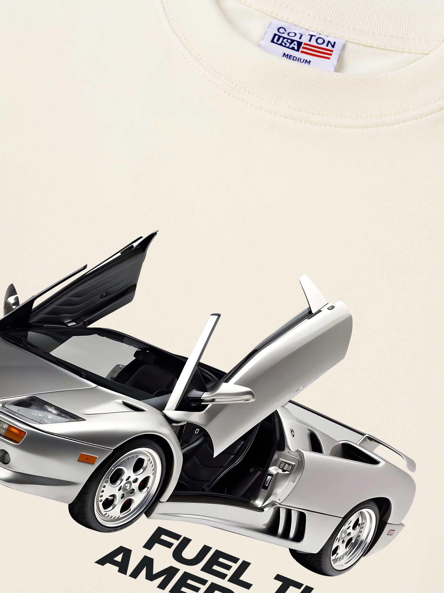 Áo Thun Relaxed Fit Lamborghini Fuel The American Dream