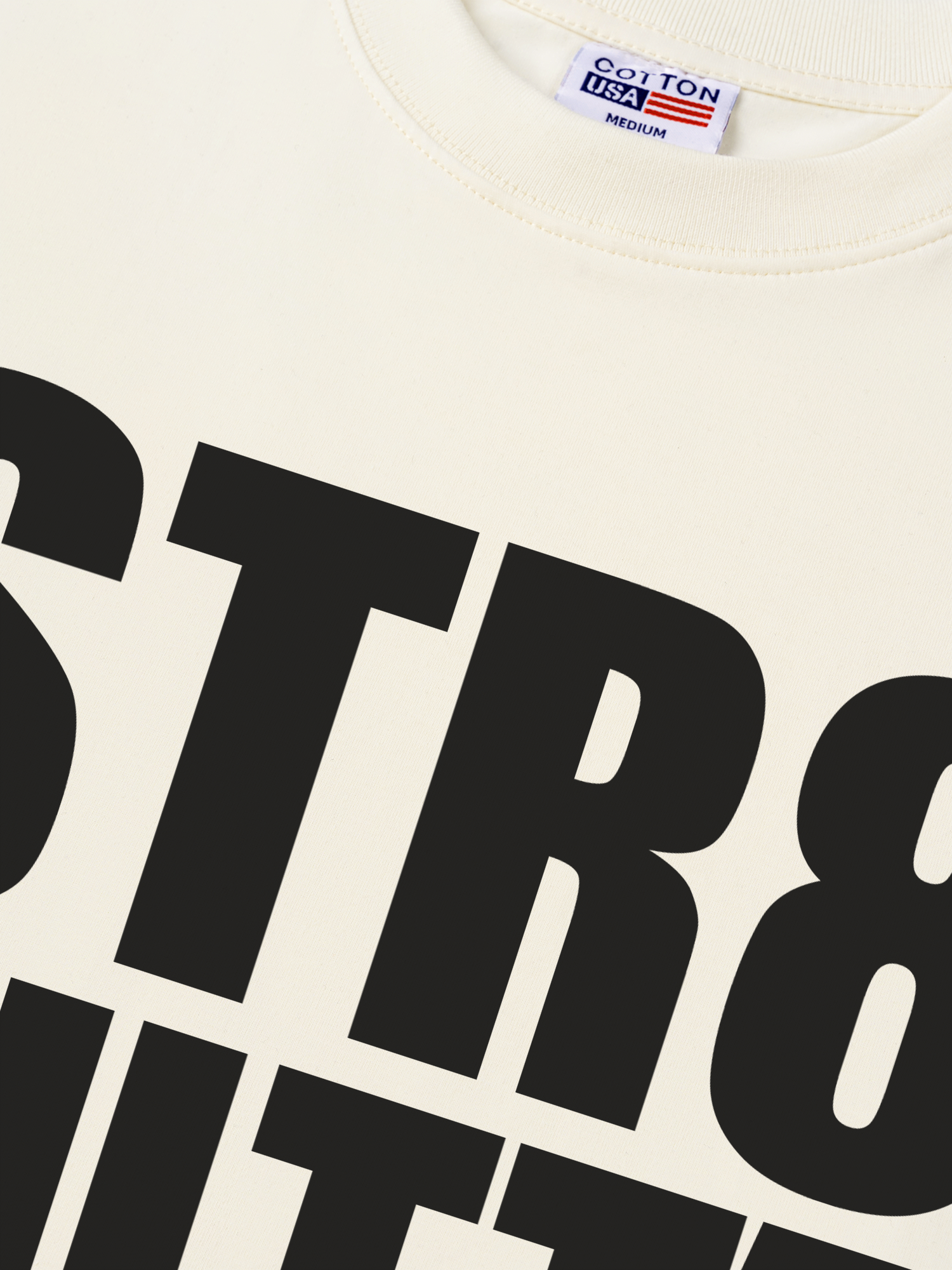 Áo Thun Relaxed Fit Rapper NWA Straight Outta Compton Typo