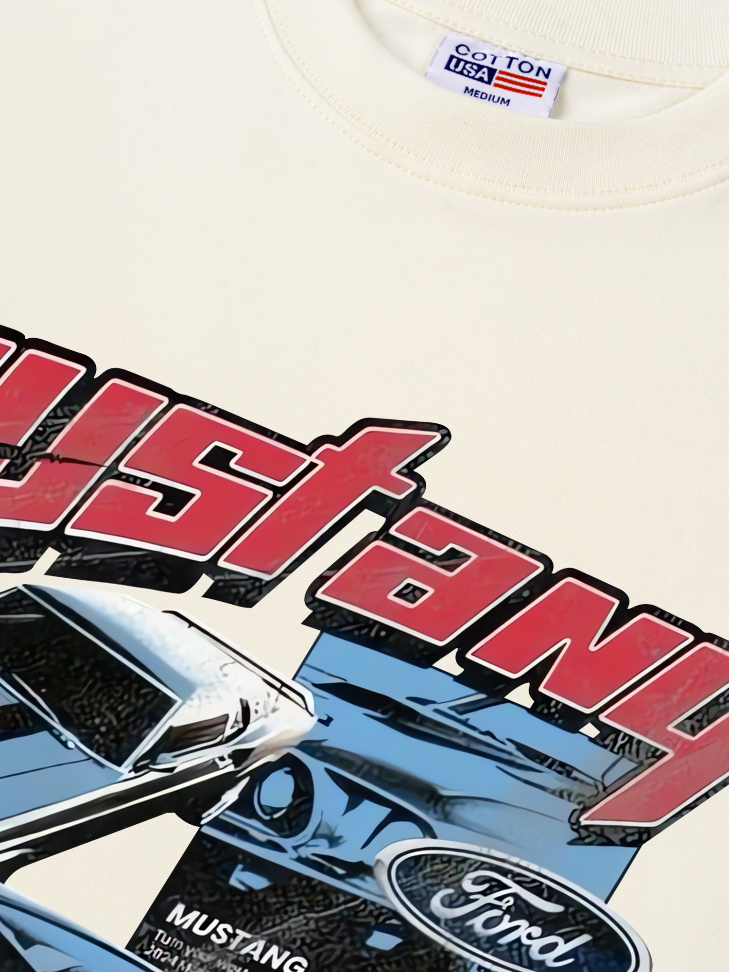 Áo Thun Relaxed Fit Ford Vintage Blue