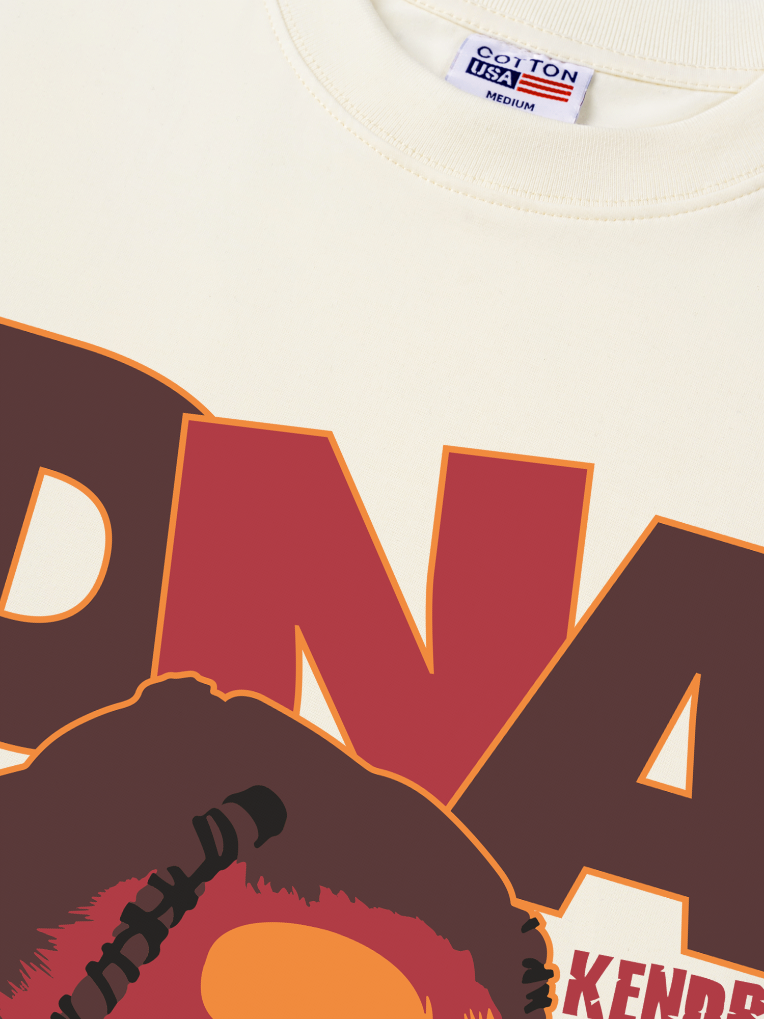 Áo Thun Relaxed Fit Rapper Kendrick Lamar DNA