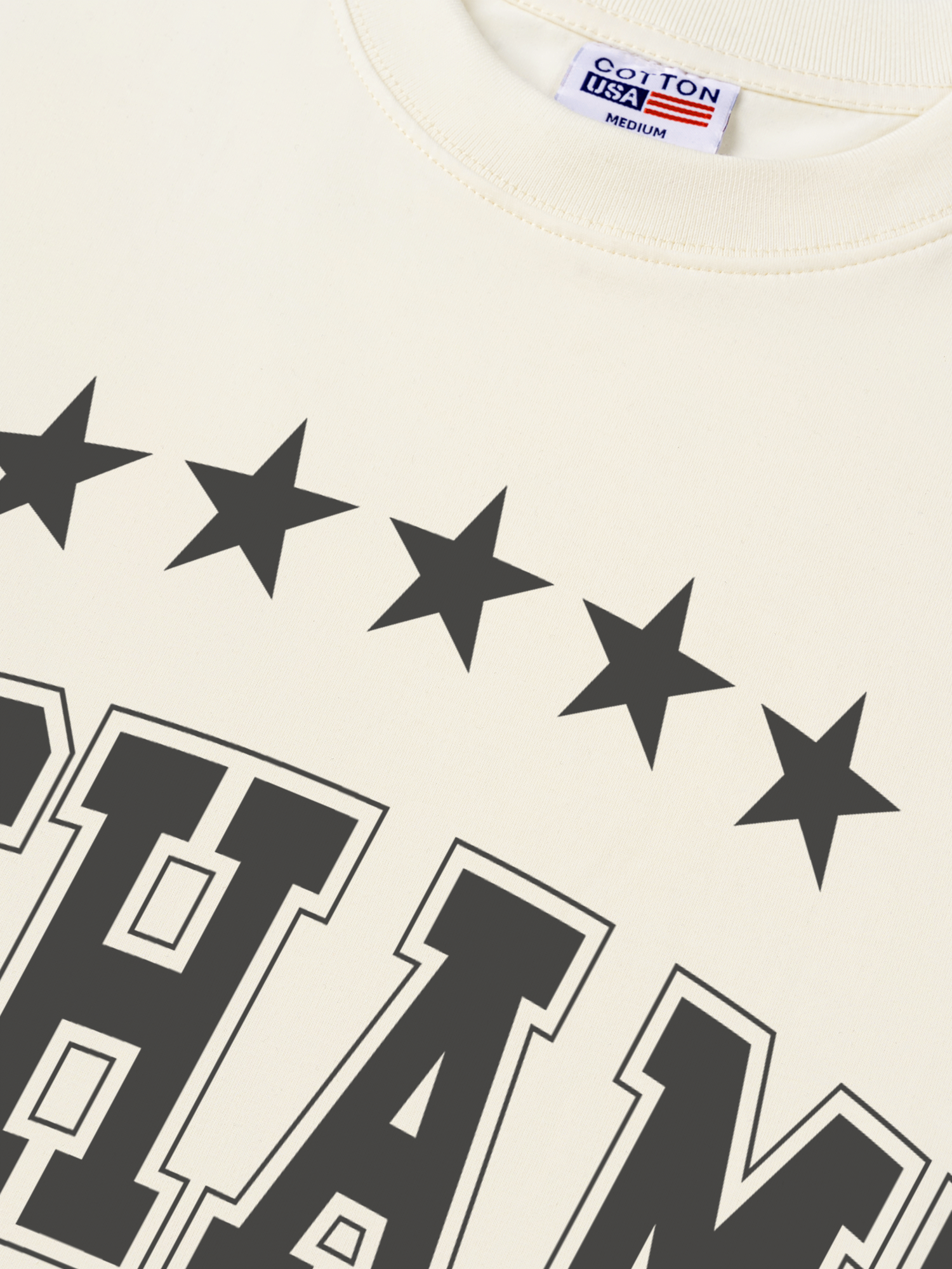 Áo Thun Relaxed Fit Champions Dont Quit