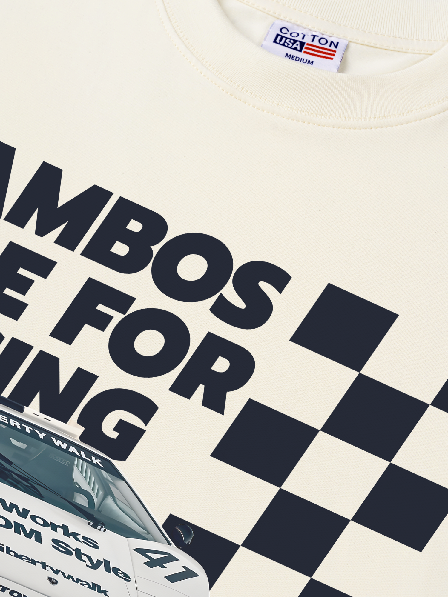 Áo Thun Relaxed Fit Lamborghini Are For Racing