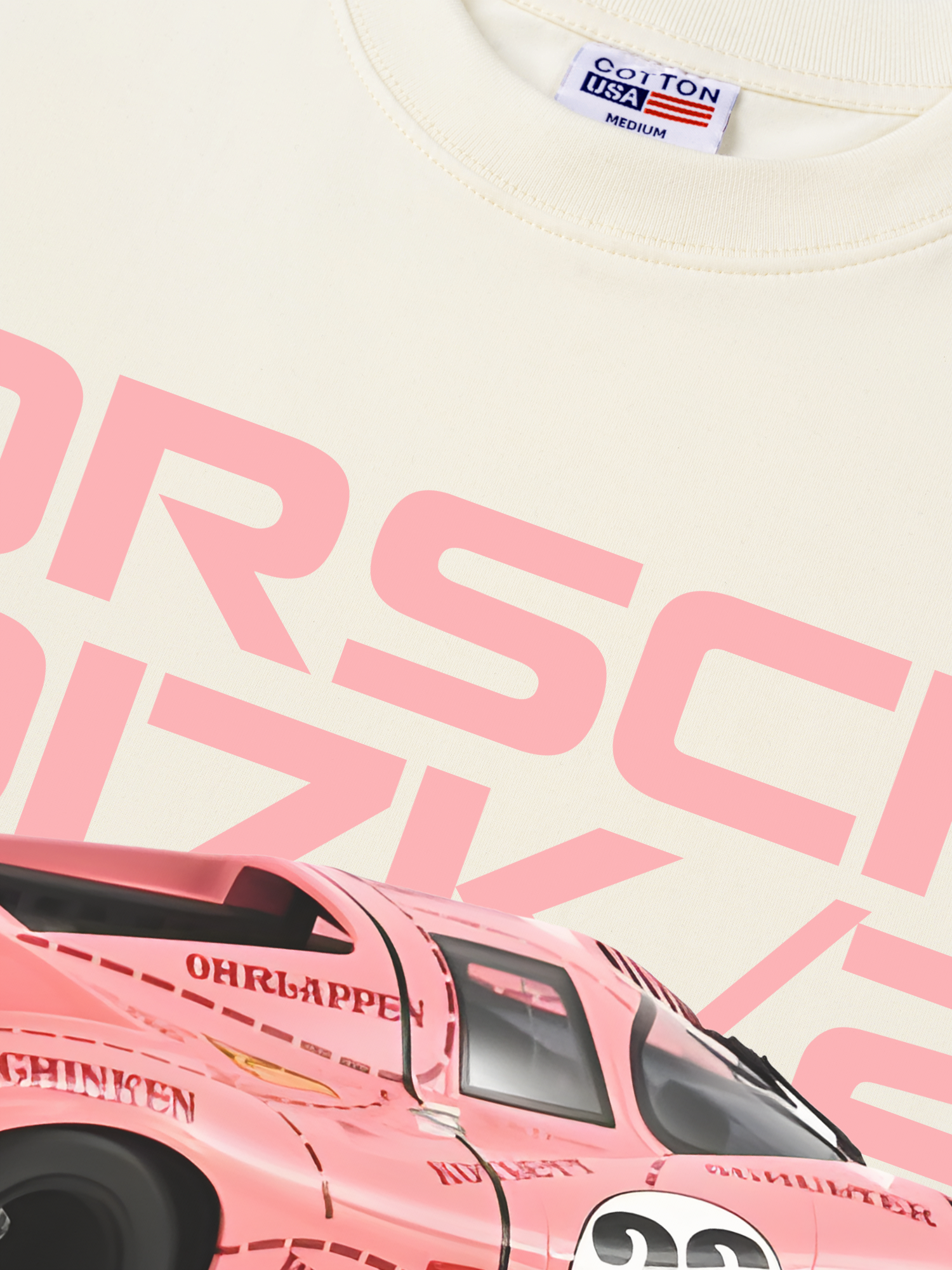 Áo Thun Relaxed Fit Porsche 917K Pink Pig