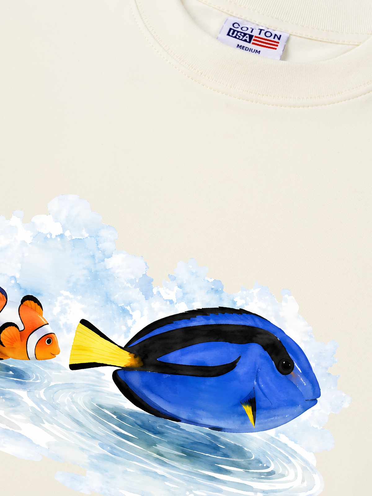 Áo Thun Relaxed Fit Just Keep Swimming