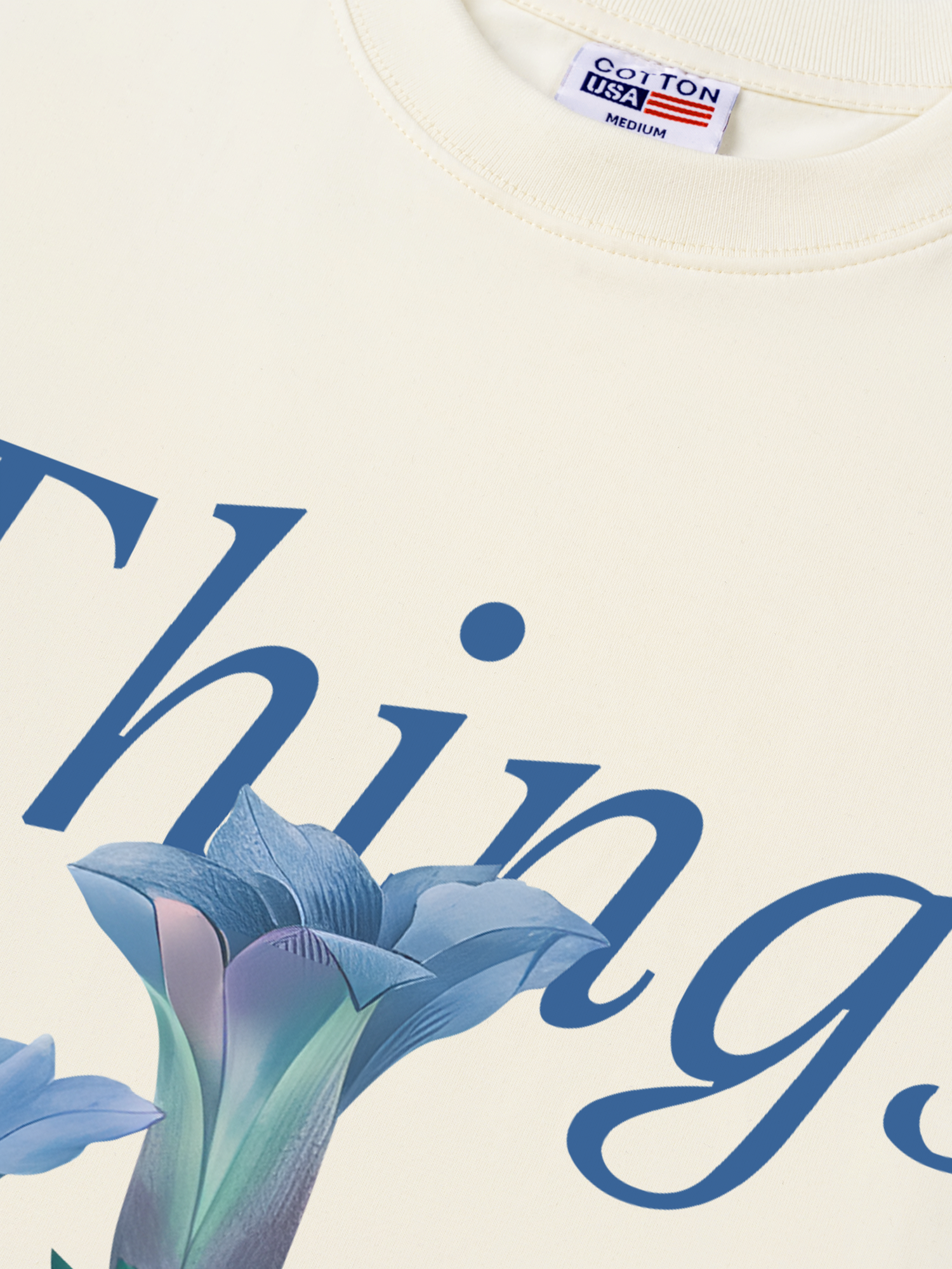 Áo Thun Relaxed Fit Floral Things Fall Apart