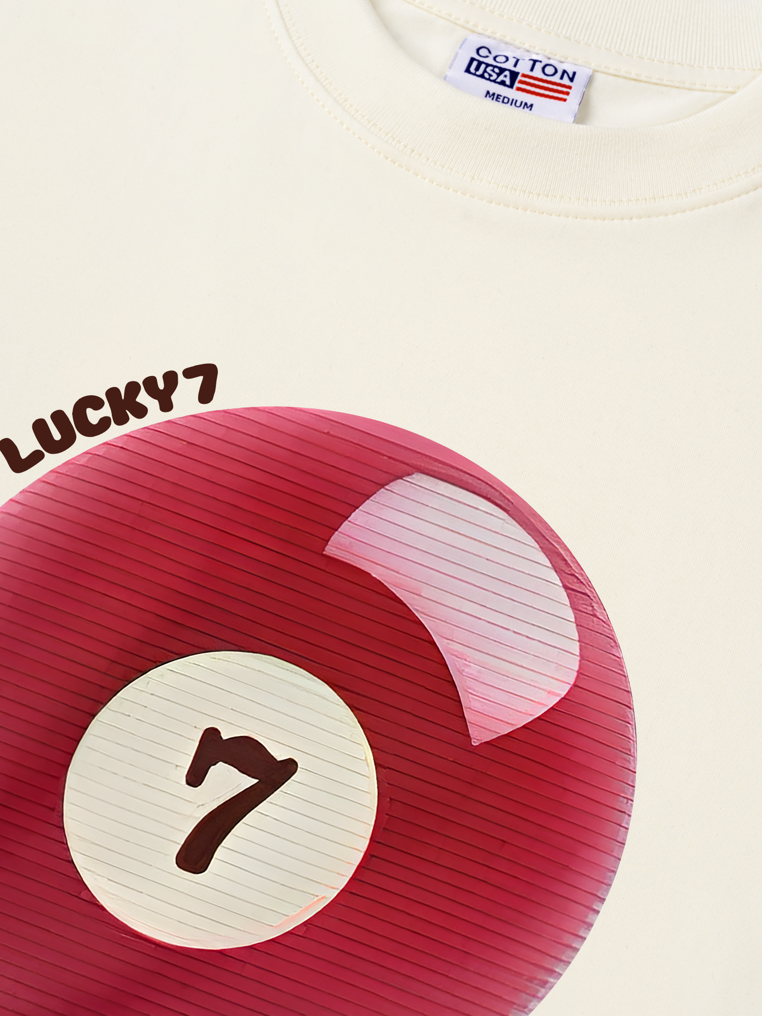 Áo Thun Relaxed Fit Billiards Lucky Seven