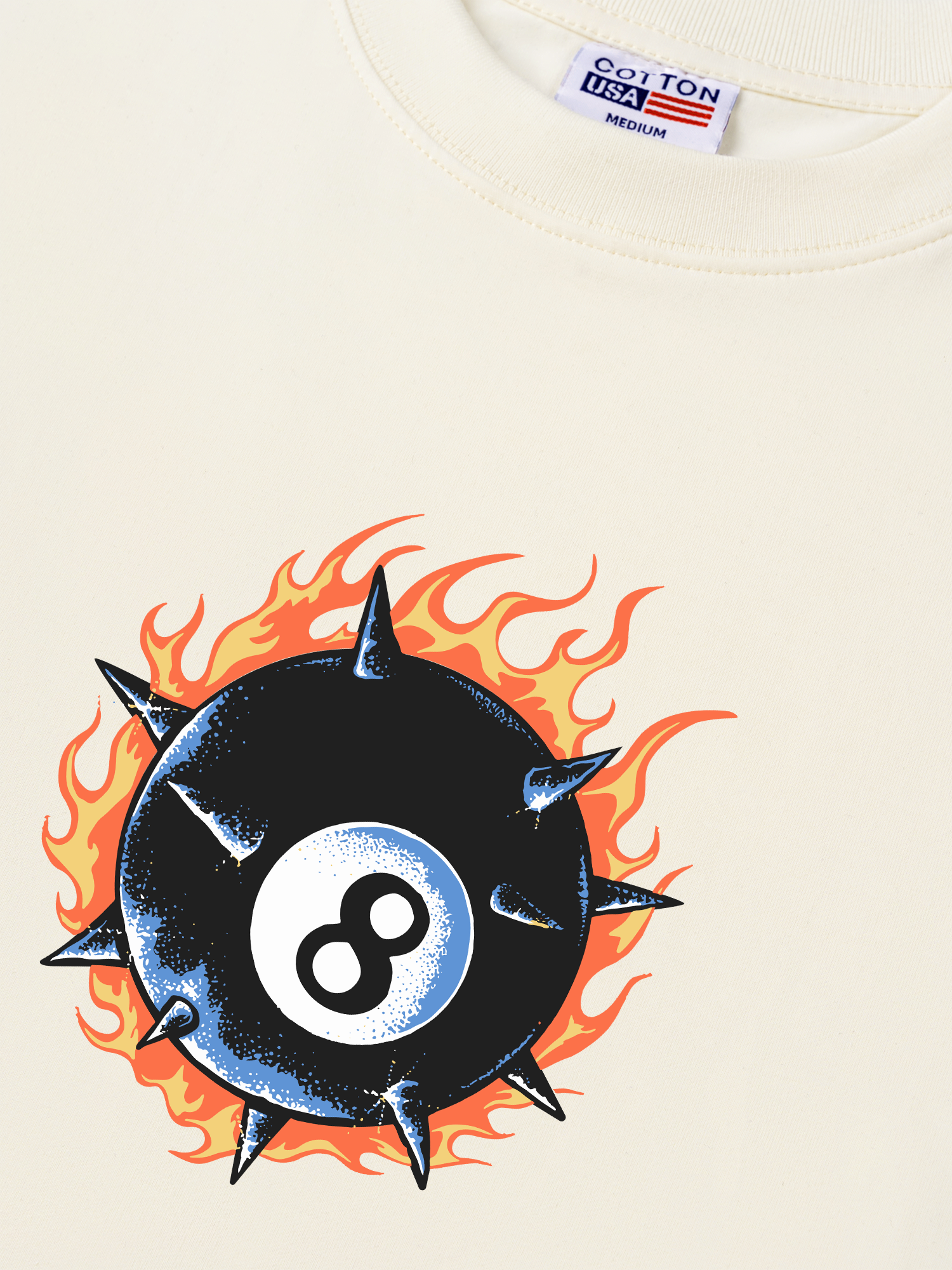 Áo Thun Relaxed Fit Billiards Racun 8 Ball