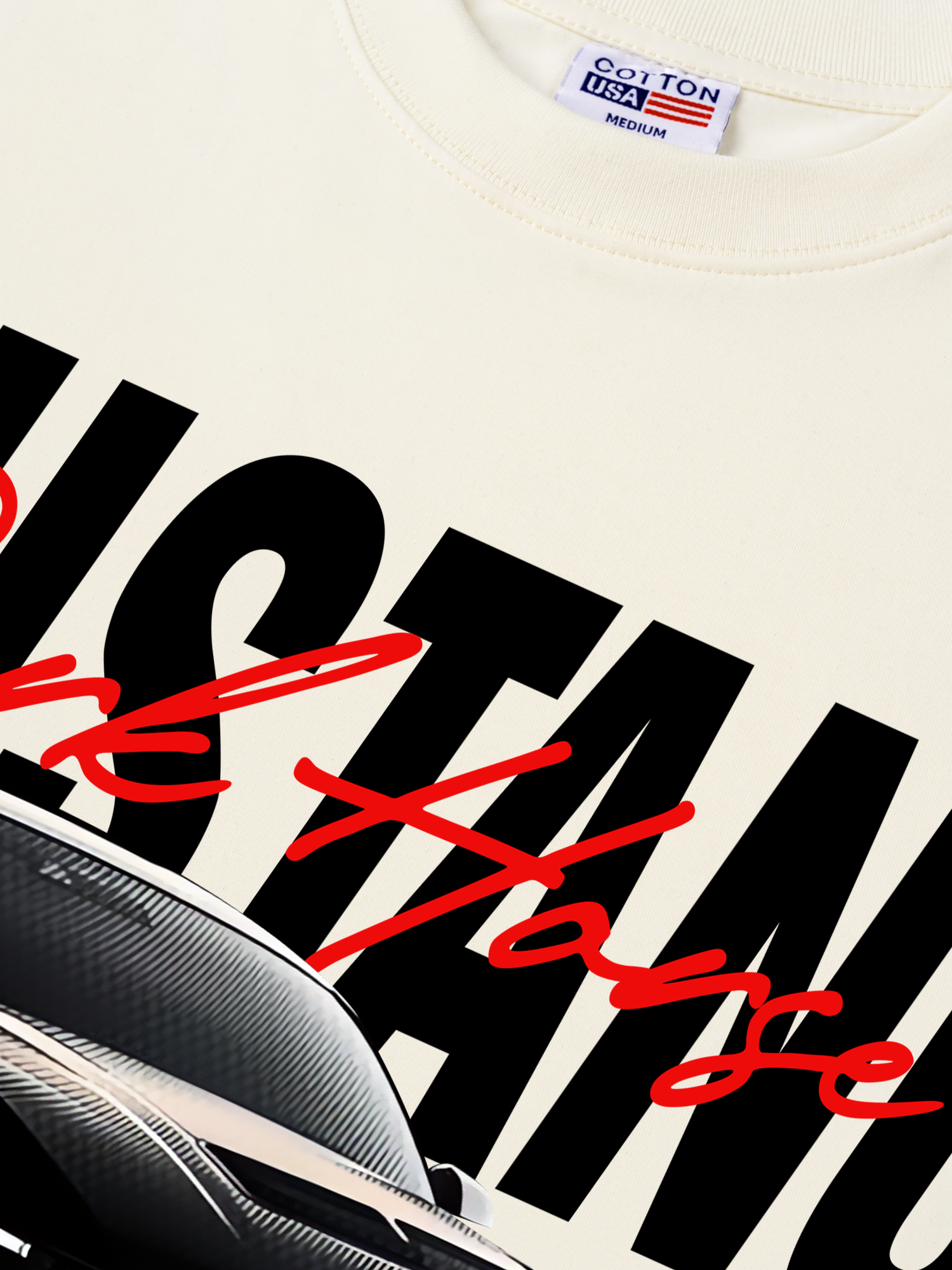 Áo Thun Relaxed Fit Ford Mustang Dark Horse