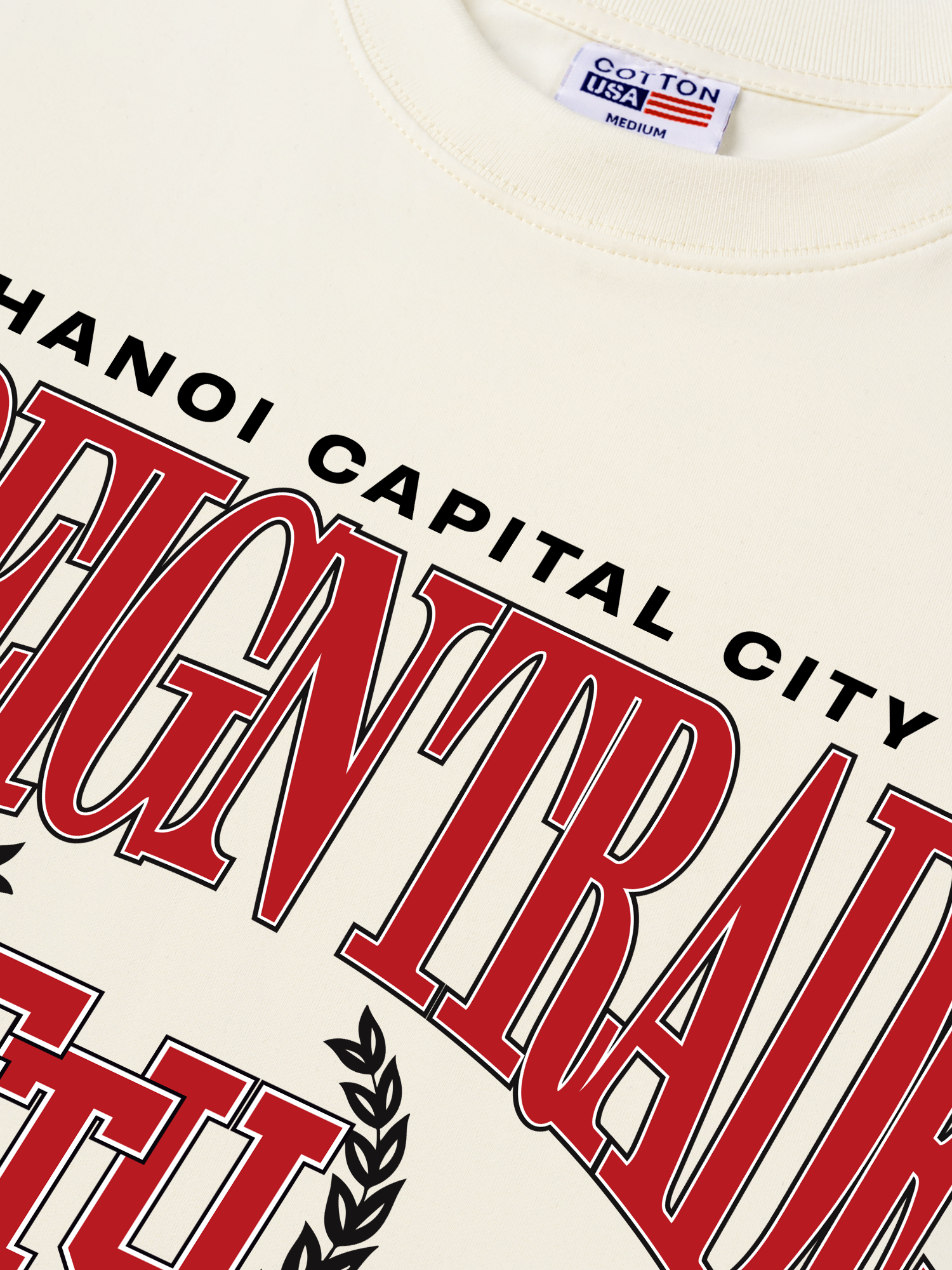 Áo Thun Relaxed Fit Foreign Trade University