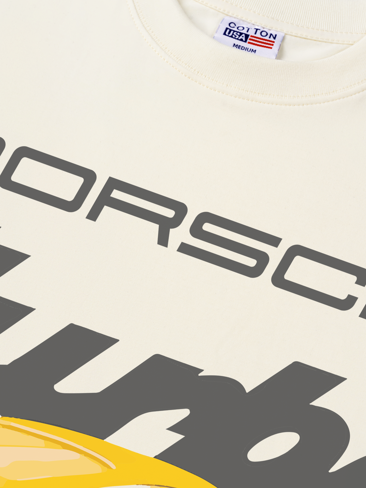 Áo Thun Relaxed Fit Porsche Turbo Golden Race