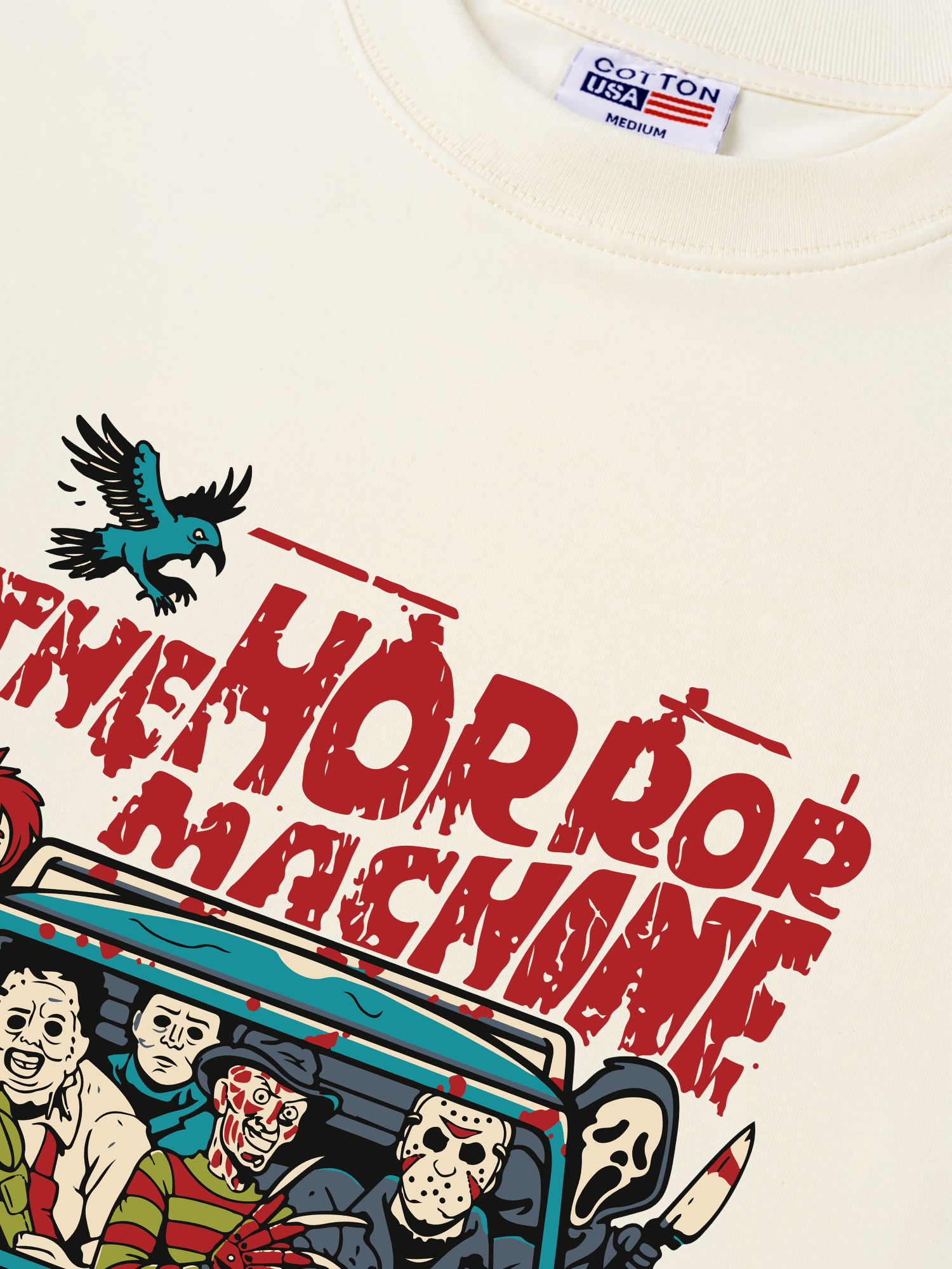 Áo Thun Relaxed Fit Horror Machine