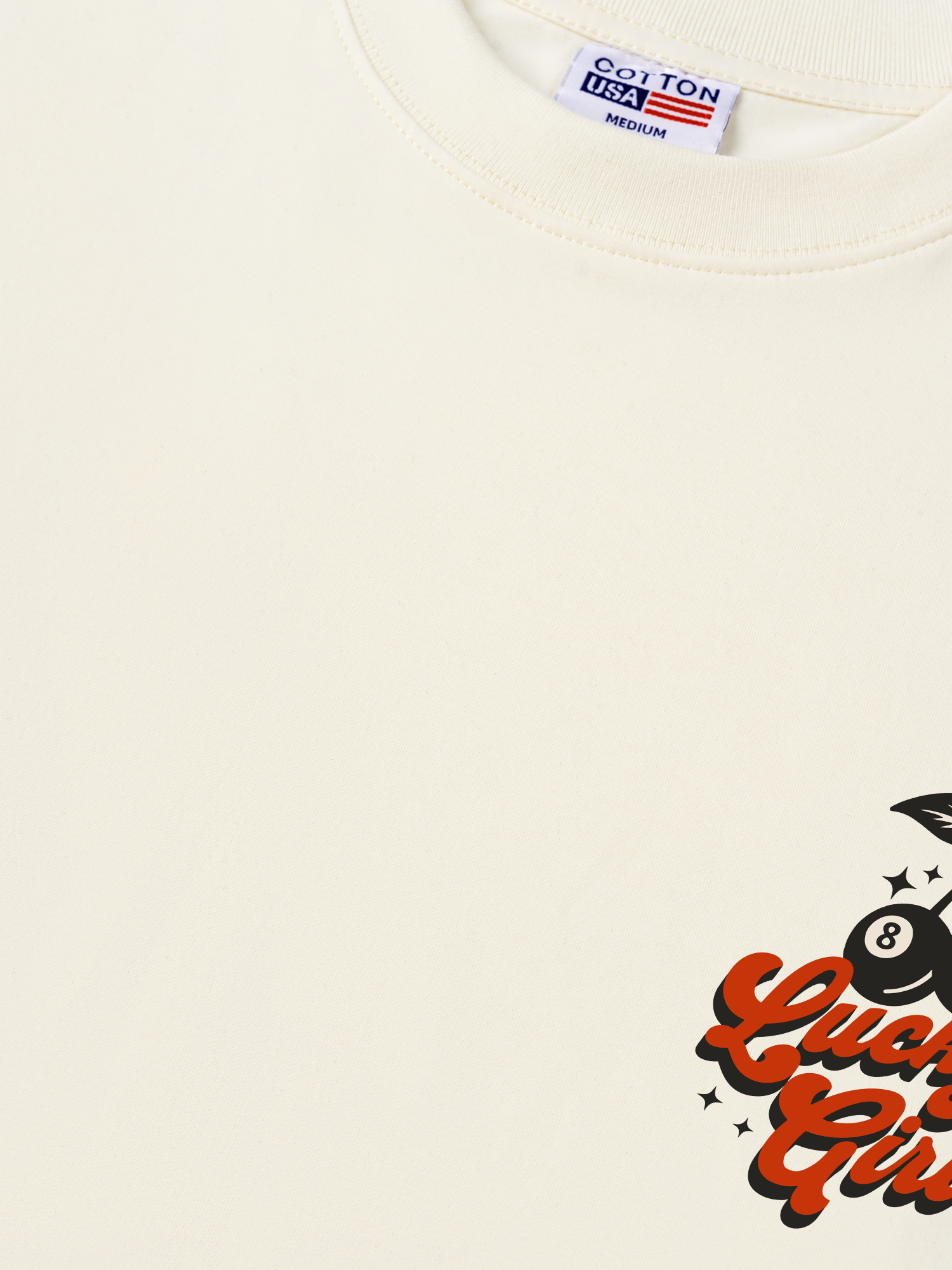 Áo Thun Relaxed Fit Billiards Lucky Girl