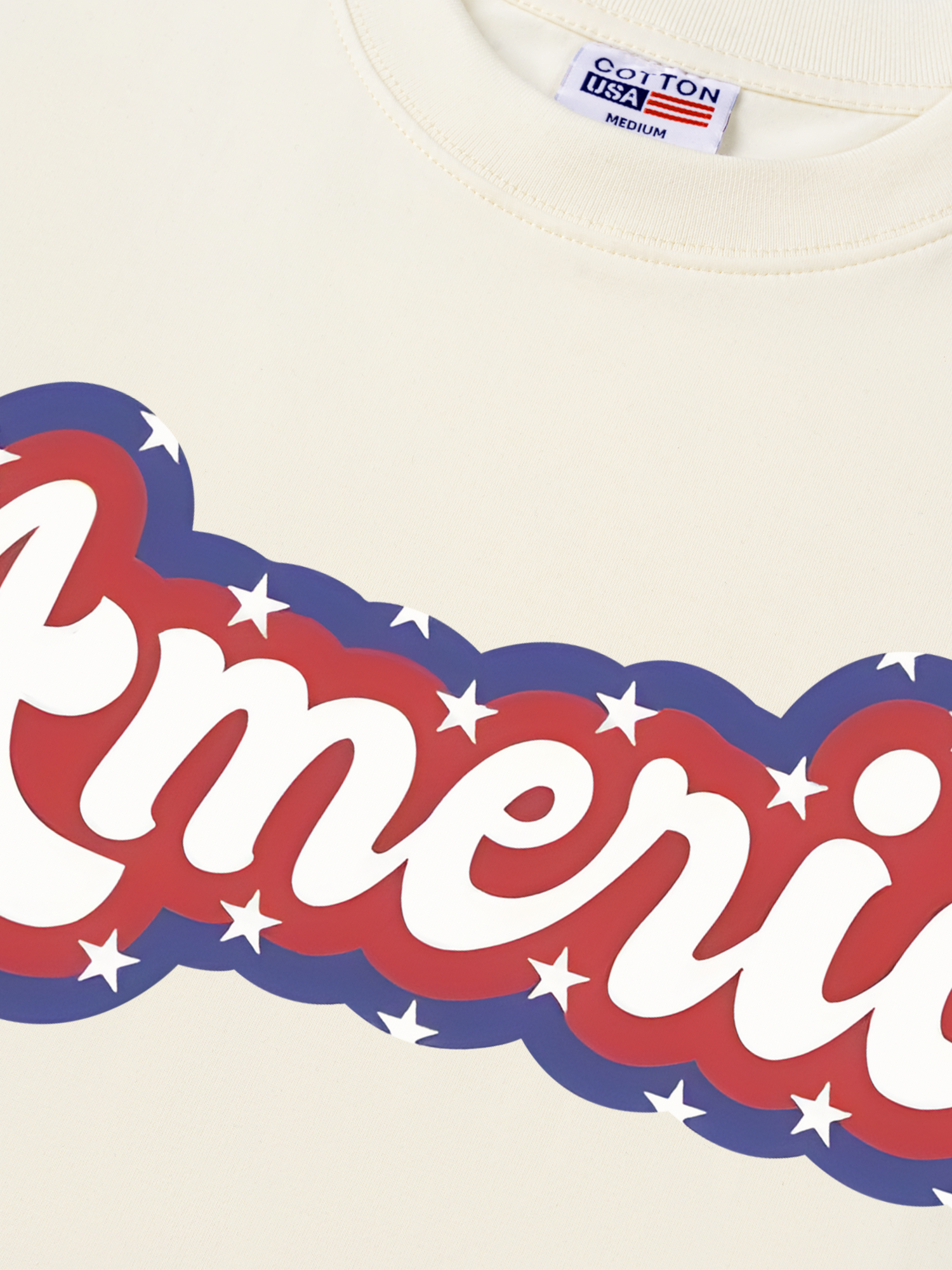 Áo Thun Relaxed USA Retro Flag America