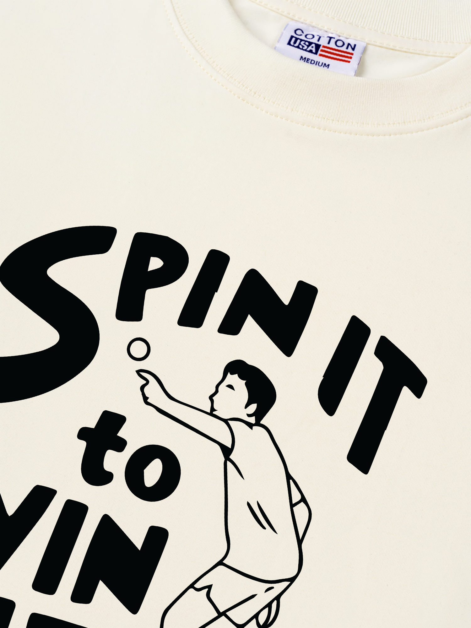 Áo Thun Relaxed Fit Spin To Win