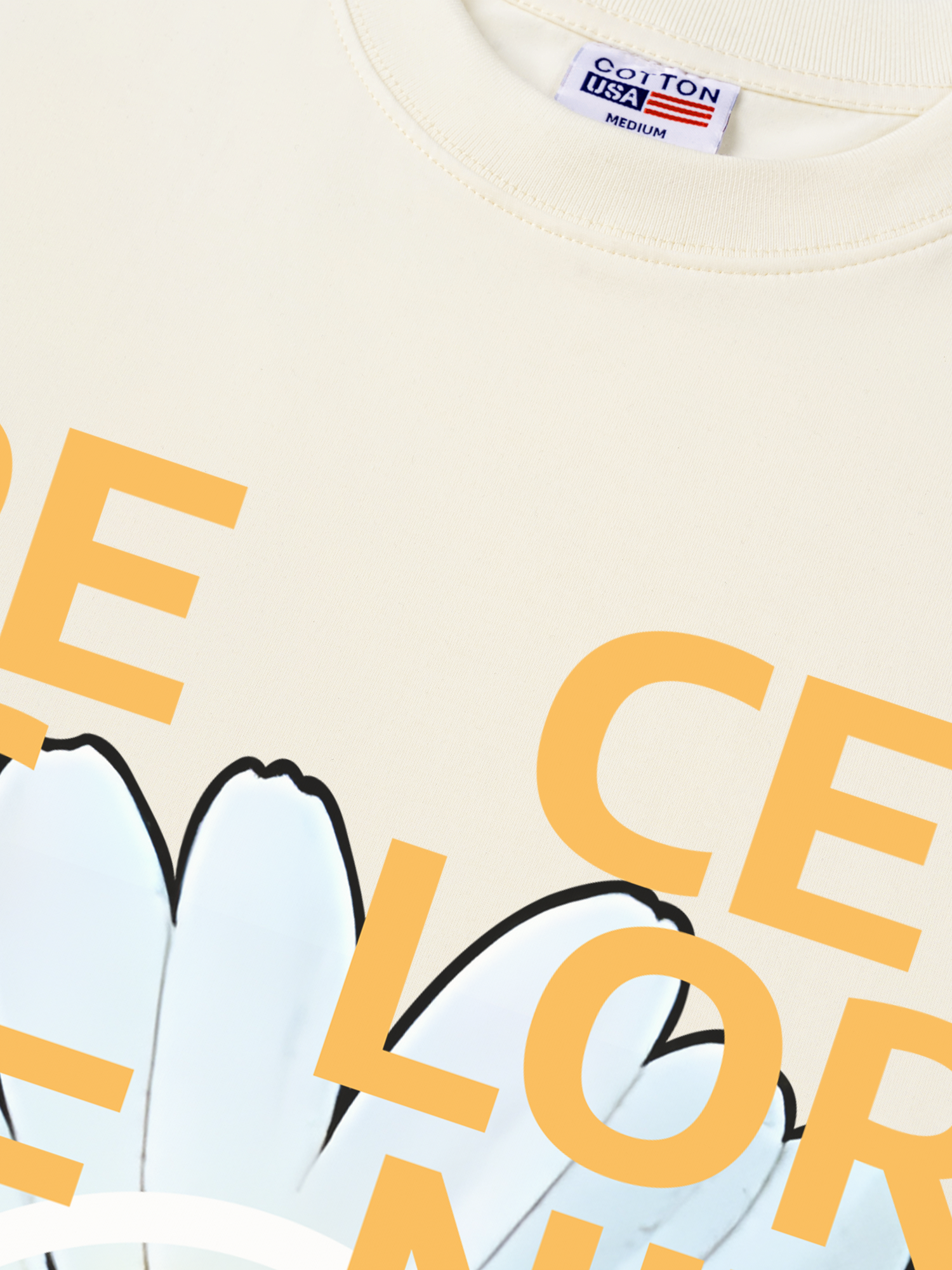 Áo Thun Relaxed Fit Floral Peace Color Love