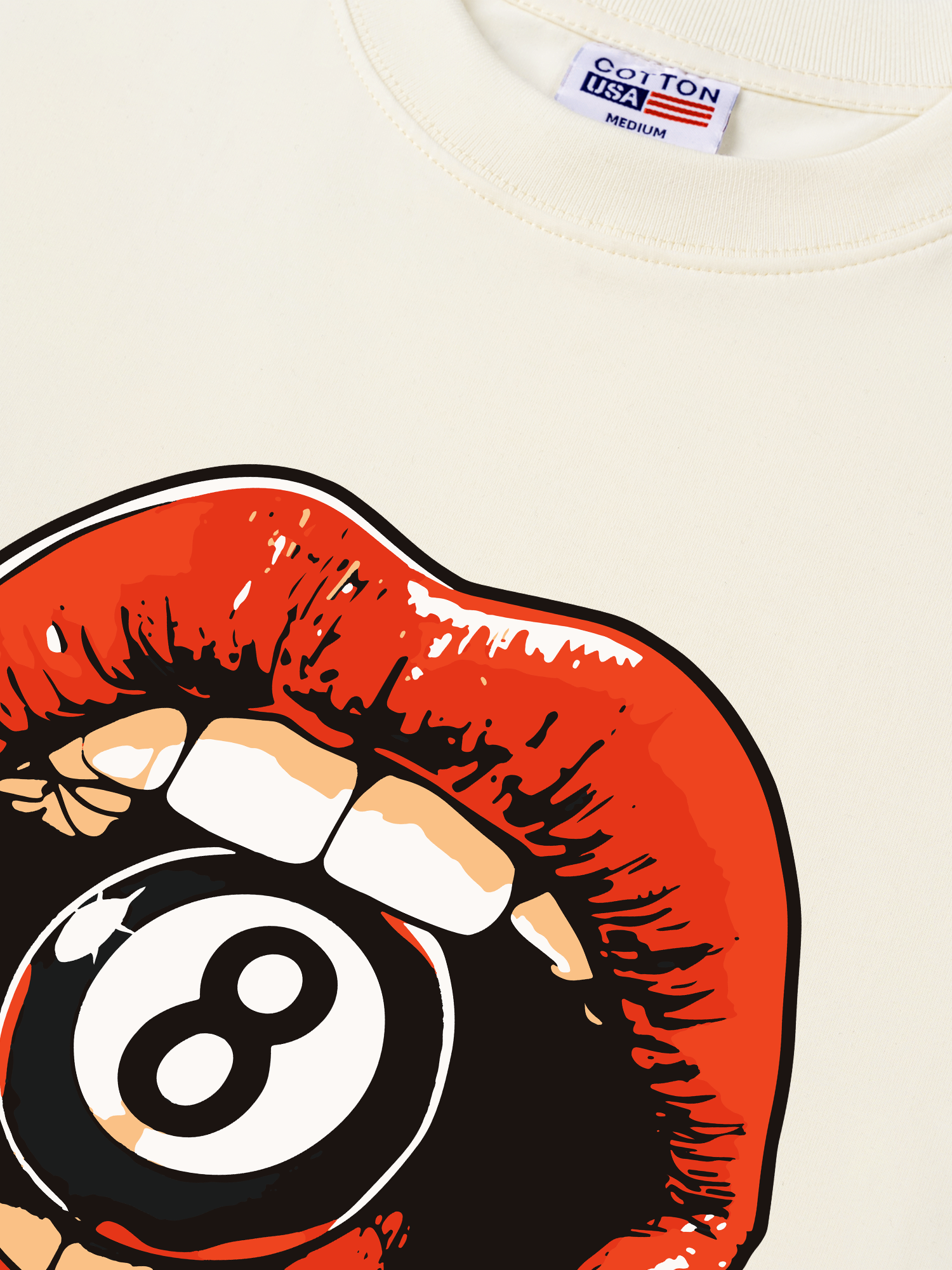 Áo Thun Relaxed Fit Billiards Lips Of Luck