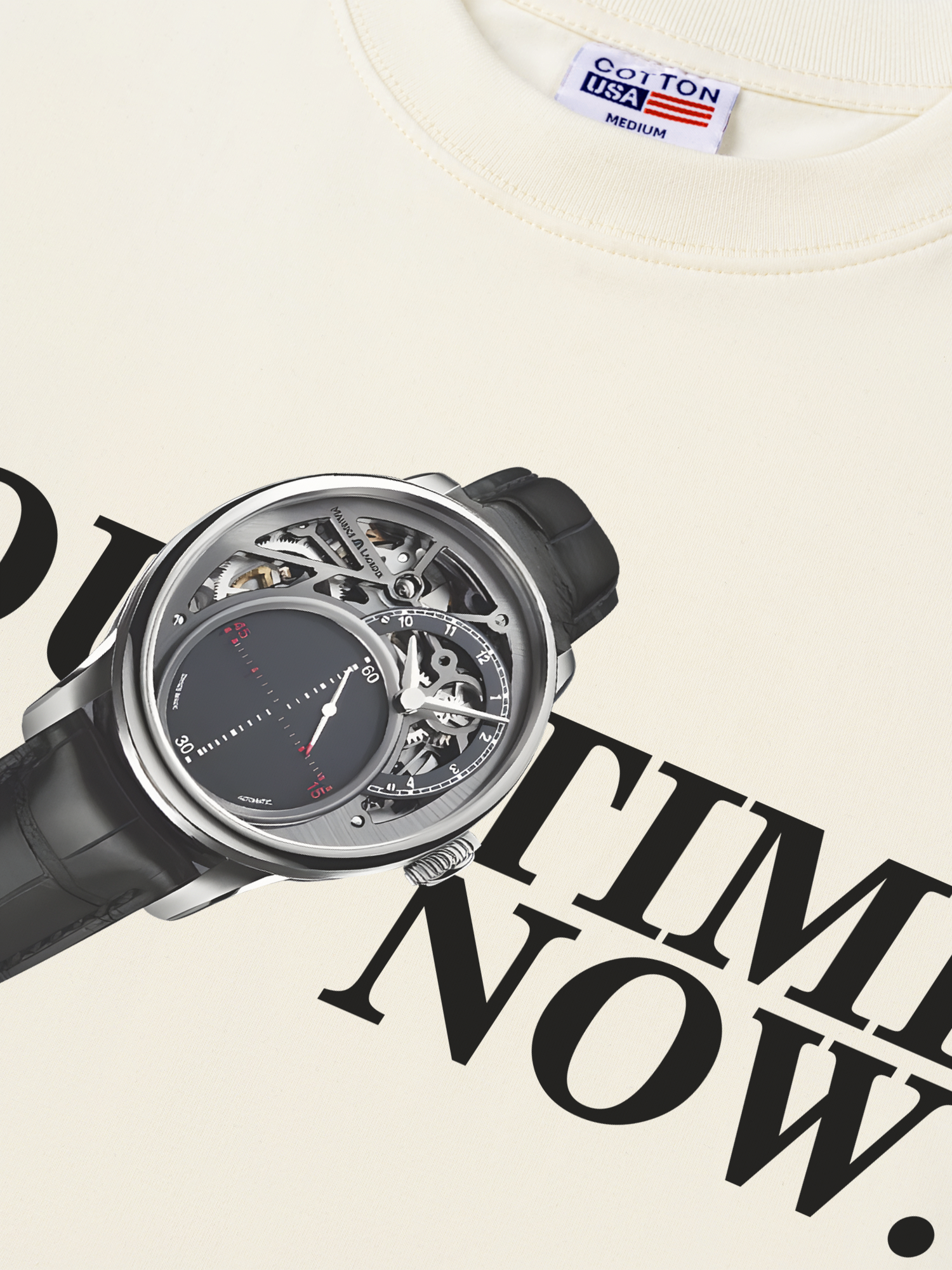 Áo Thun Relaxed Fit Watch Your Time Is Now