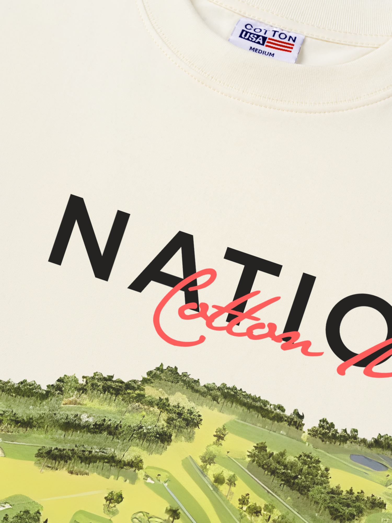 Áo Thun Relaxed Fit Golf National Master