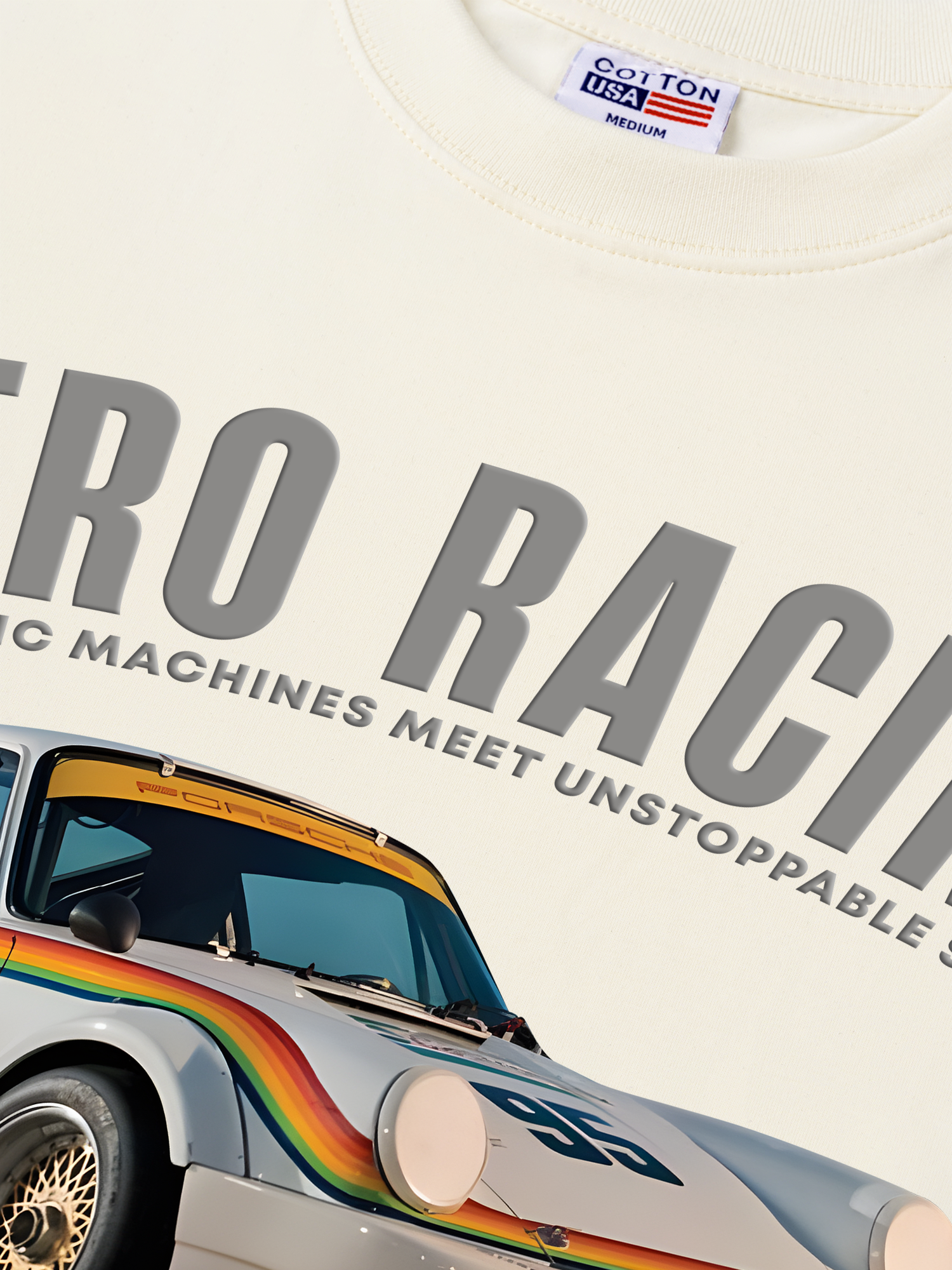 Áo Thun Relaxed Fit Retro Racing