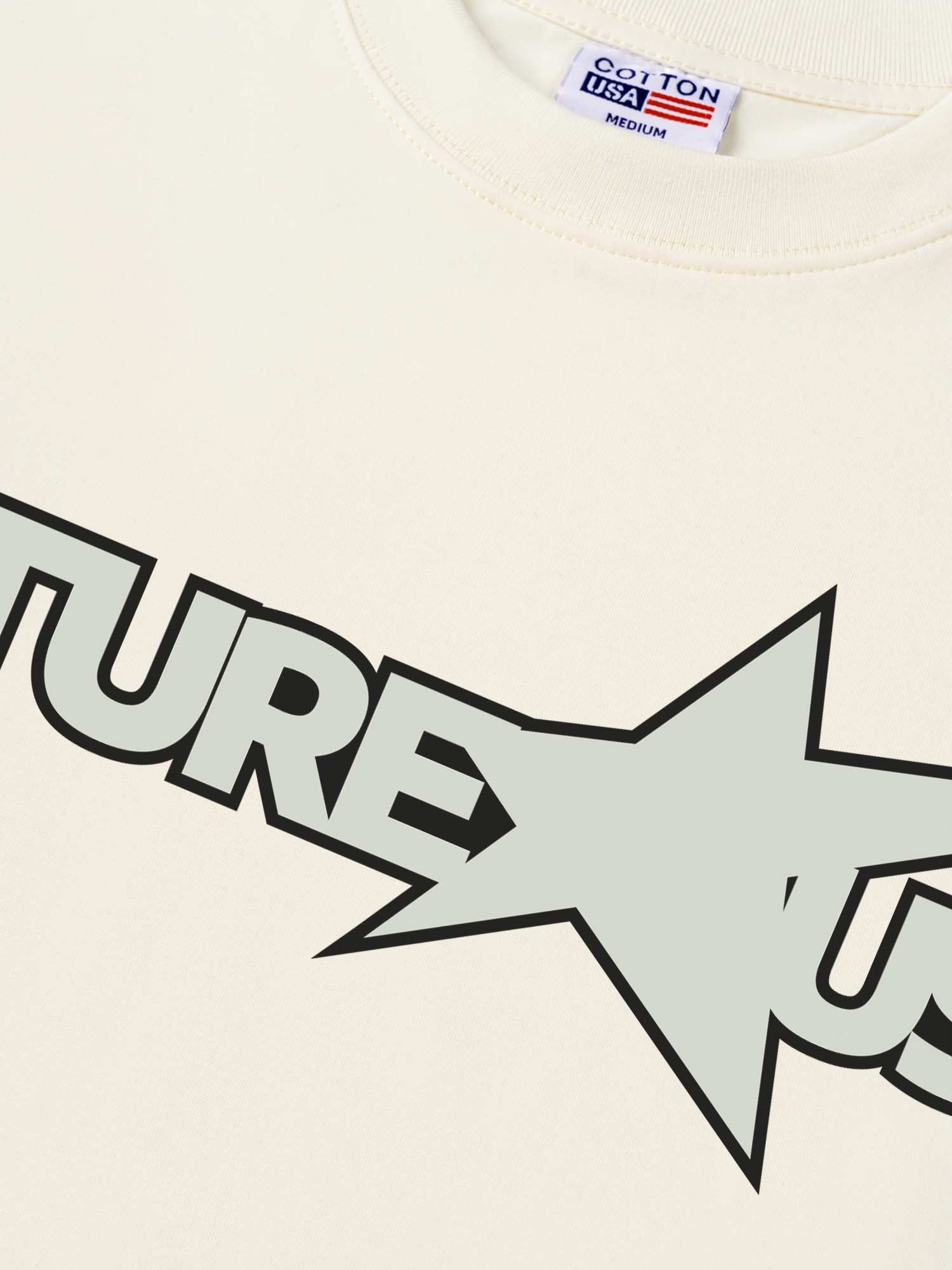 Áo Thun Relaxed Fit USA Culture Star