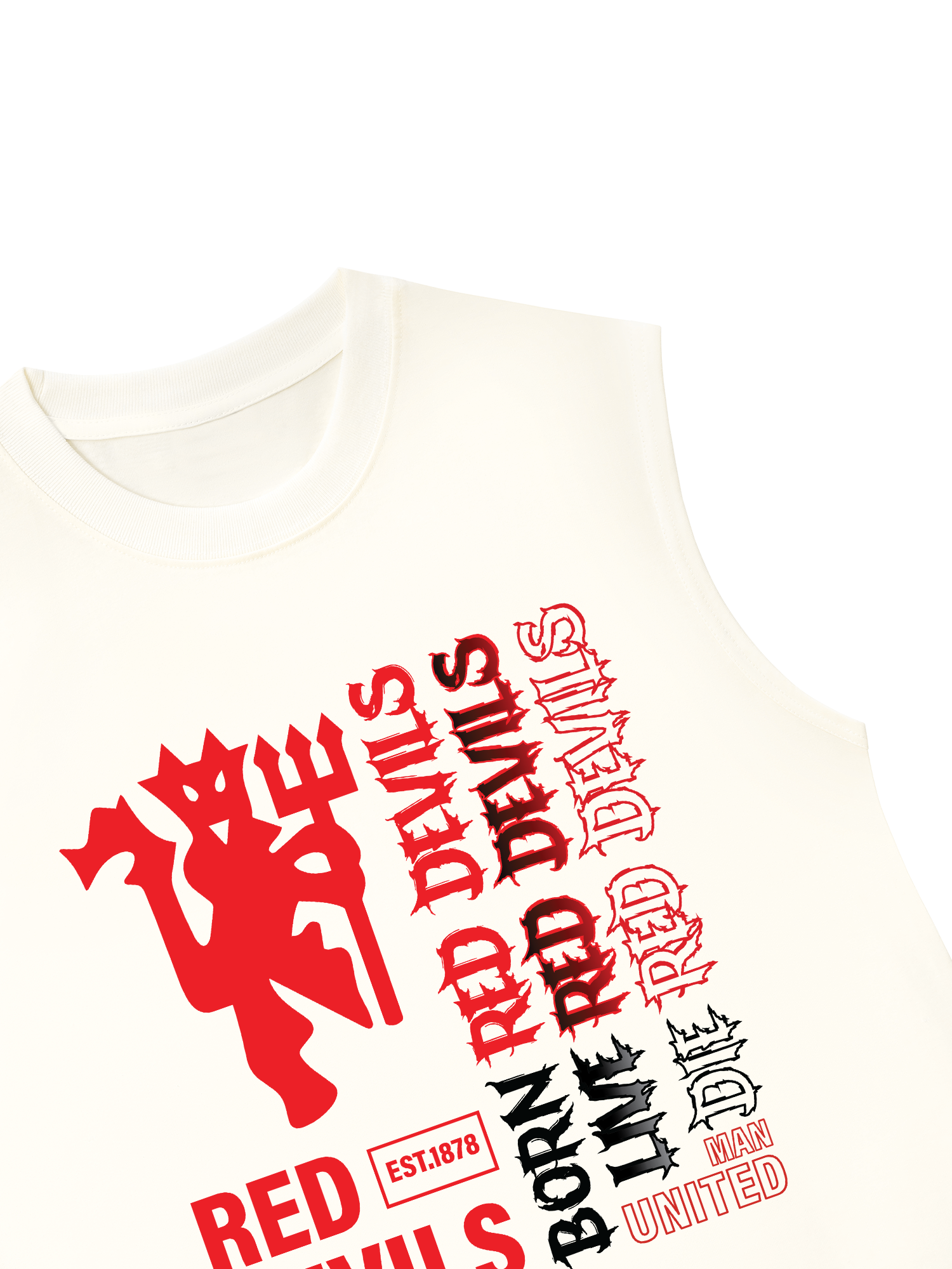 Áo Ba Lỗ Relaxed Fit Red Devils EST 1878