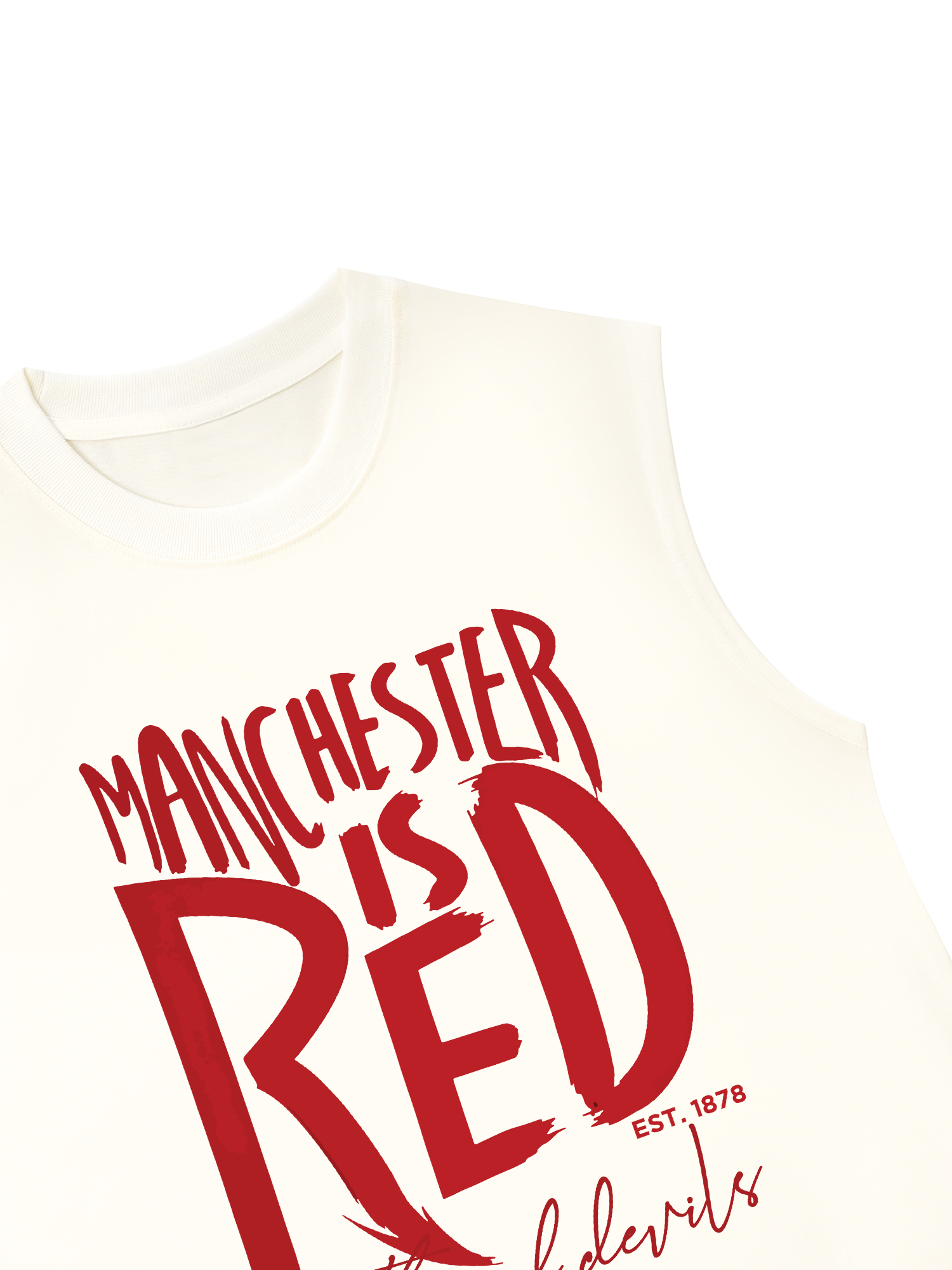 Áo Ba Lỗ Relaxed Fit Manchester is Red