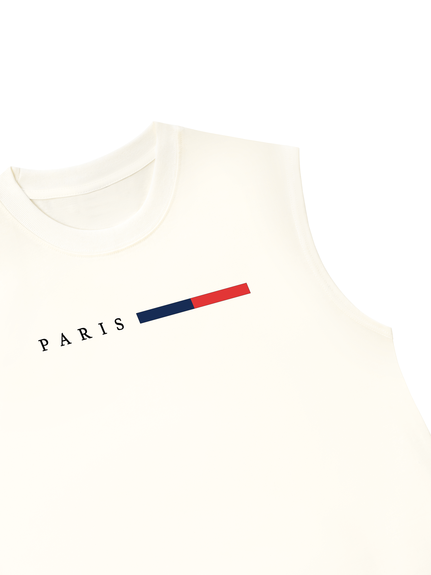 Áo Ba Lỗ Relaxed Fit City Paris Basic Logo